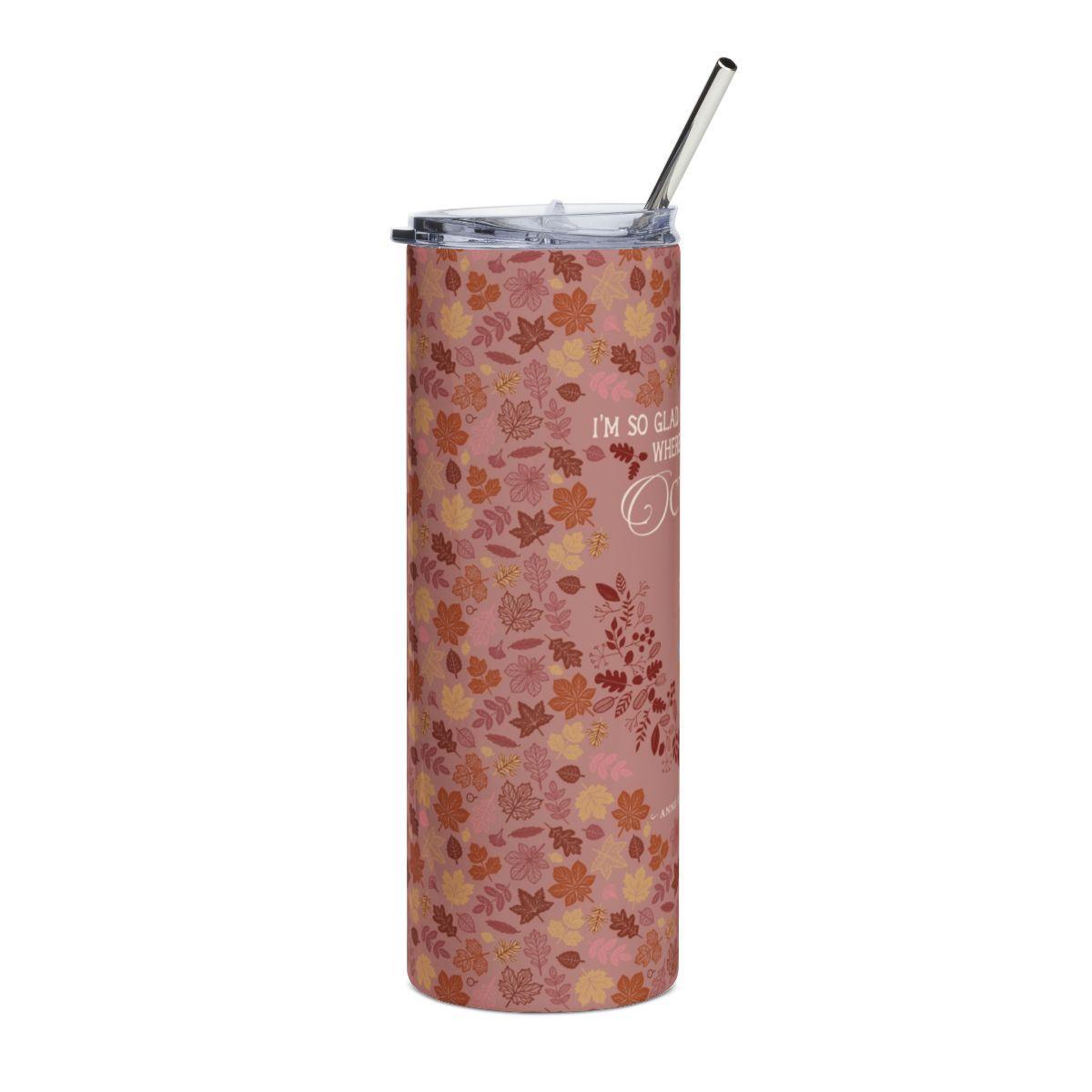 Anne Crest October Quote 20 oz Tumbler