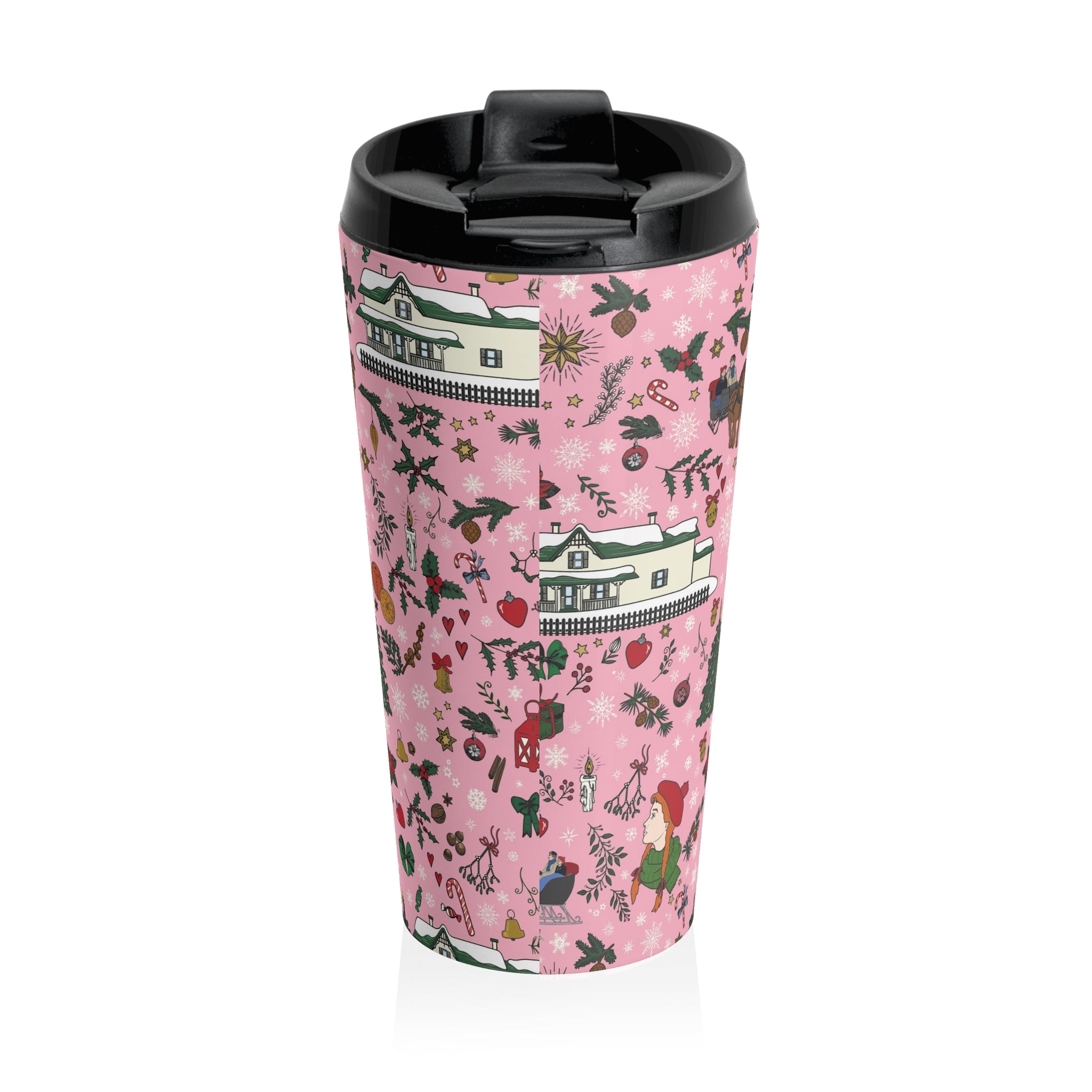 Spirit for the Imagination Pink Stainless Steel Travel Mug