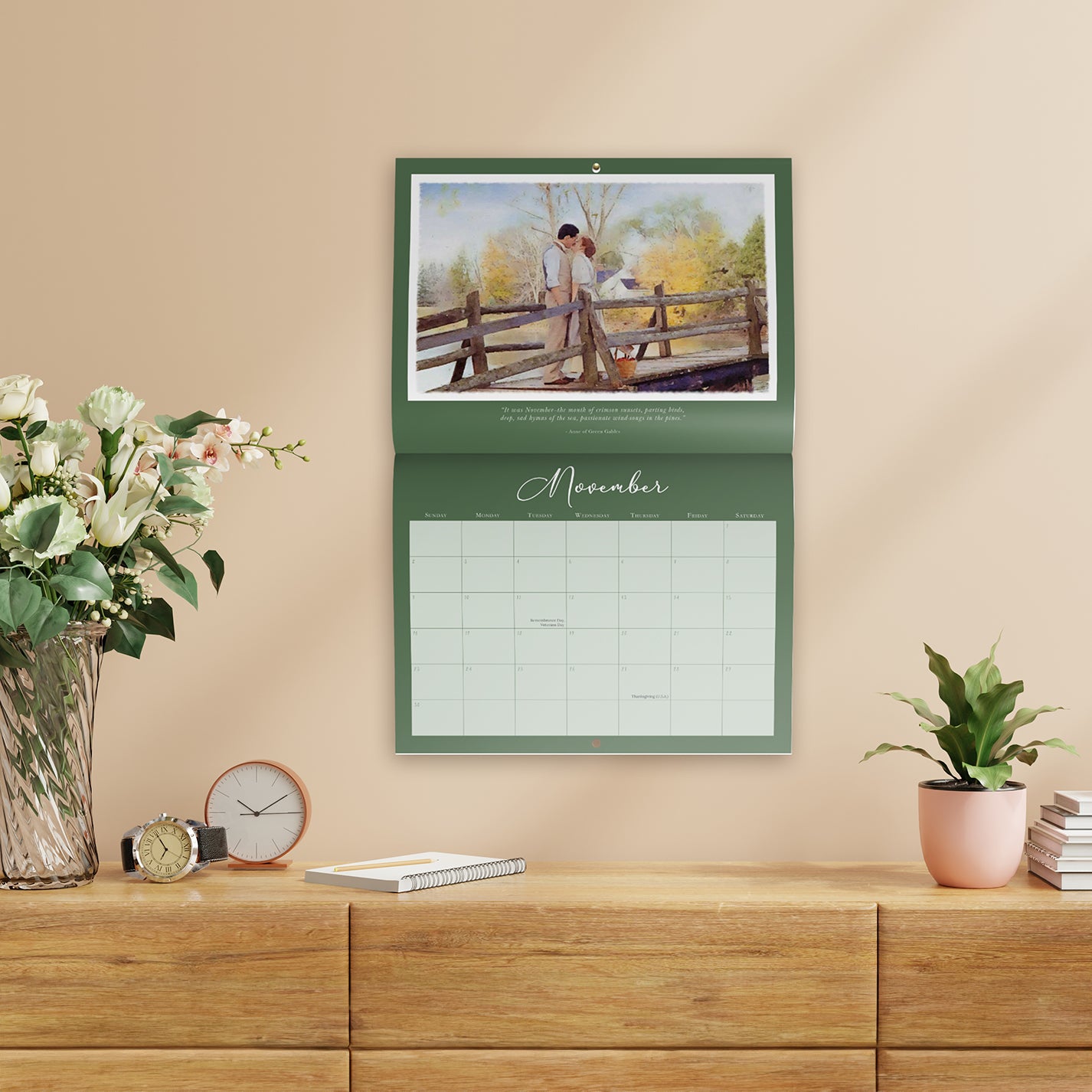 Anne of Green Gables 2025 Watercolor Wall Calendar