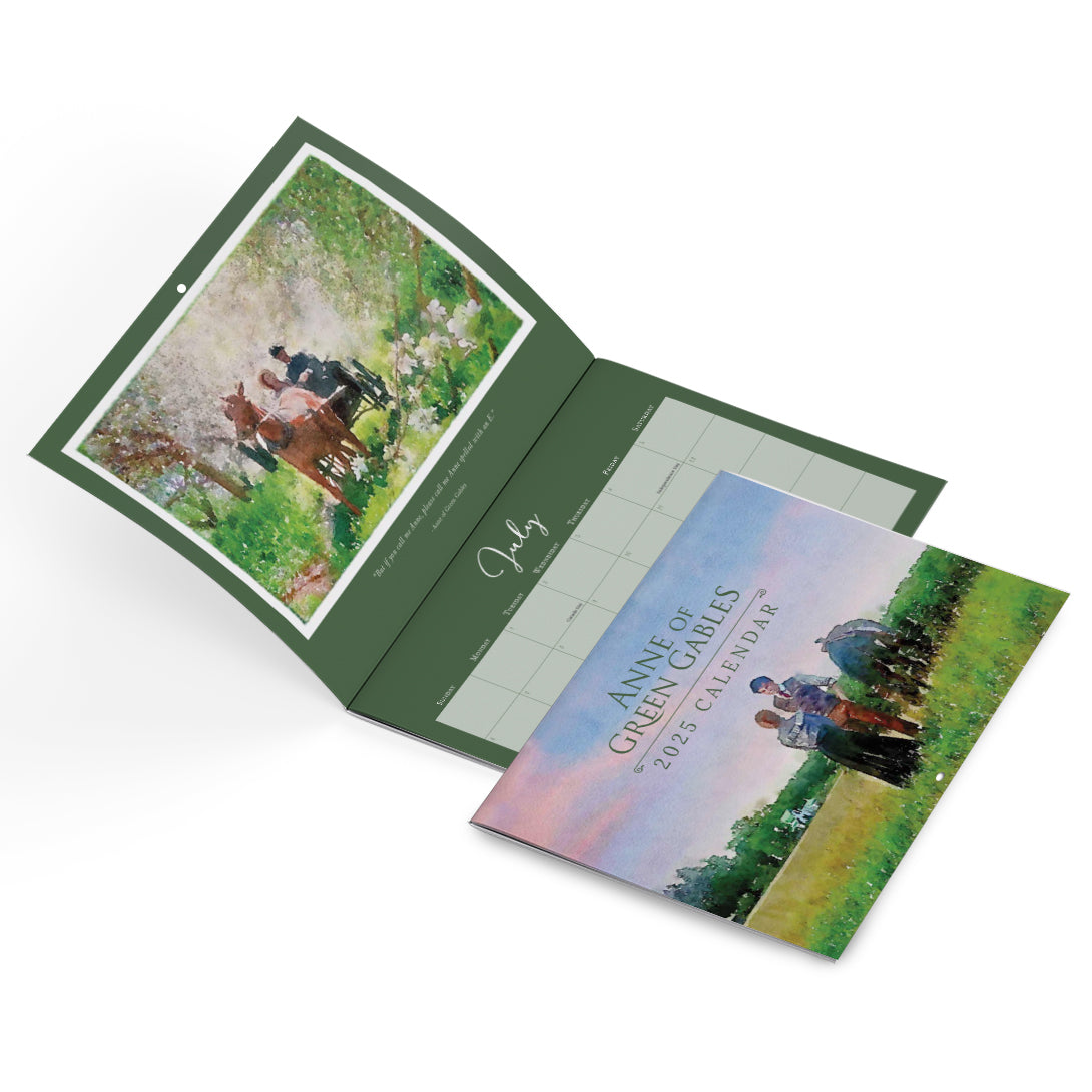 Anne of Green Gables 2025 Watercolor Wall Calendar