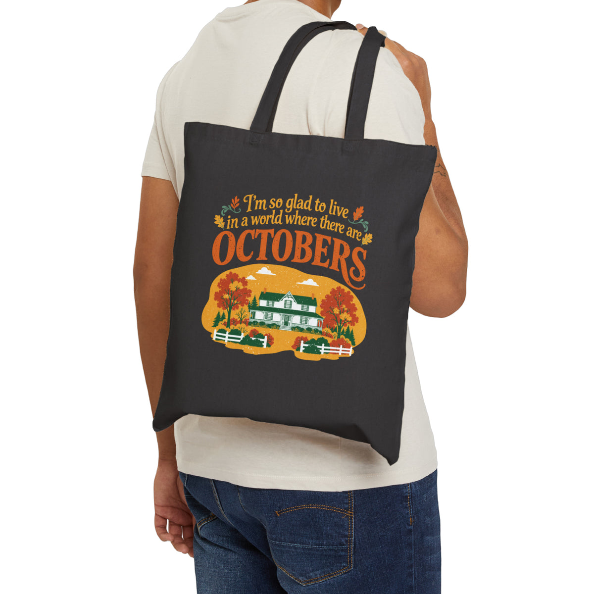 Vintage October Green Gables Tote Bag