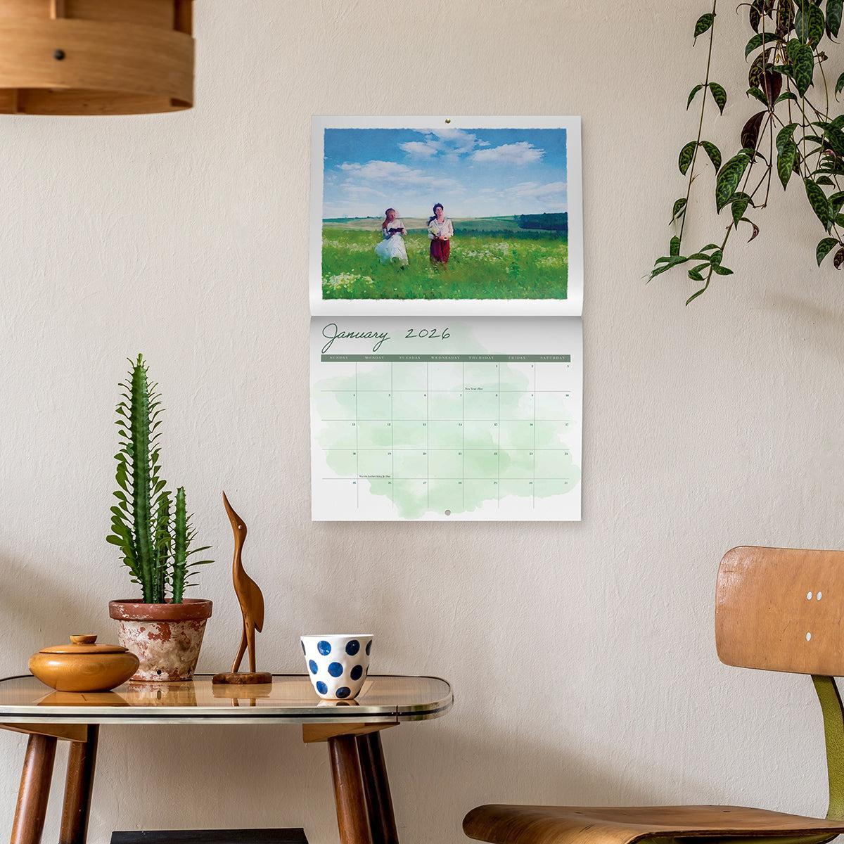 Anne of Green Gables 2026 Watercolor Wall Calendar
