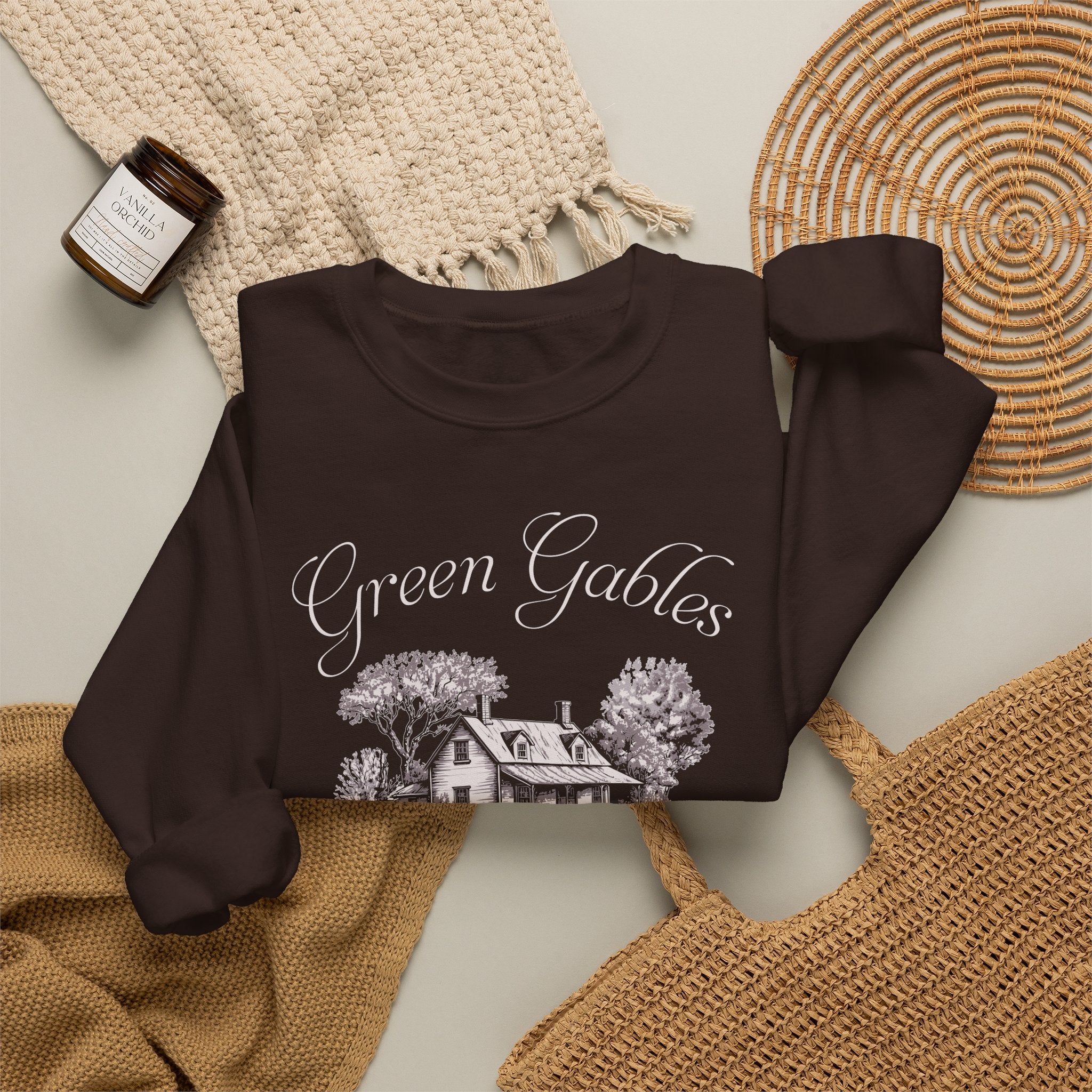 Vintage Green Gables Illustration Exclusive Sweatshirt