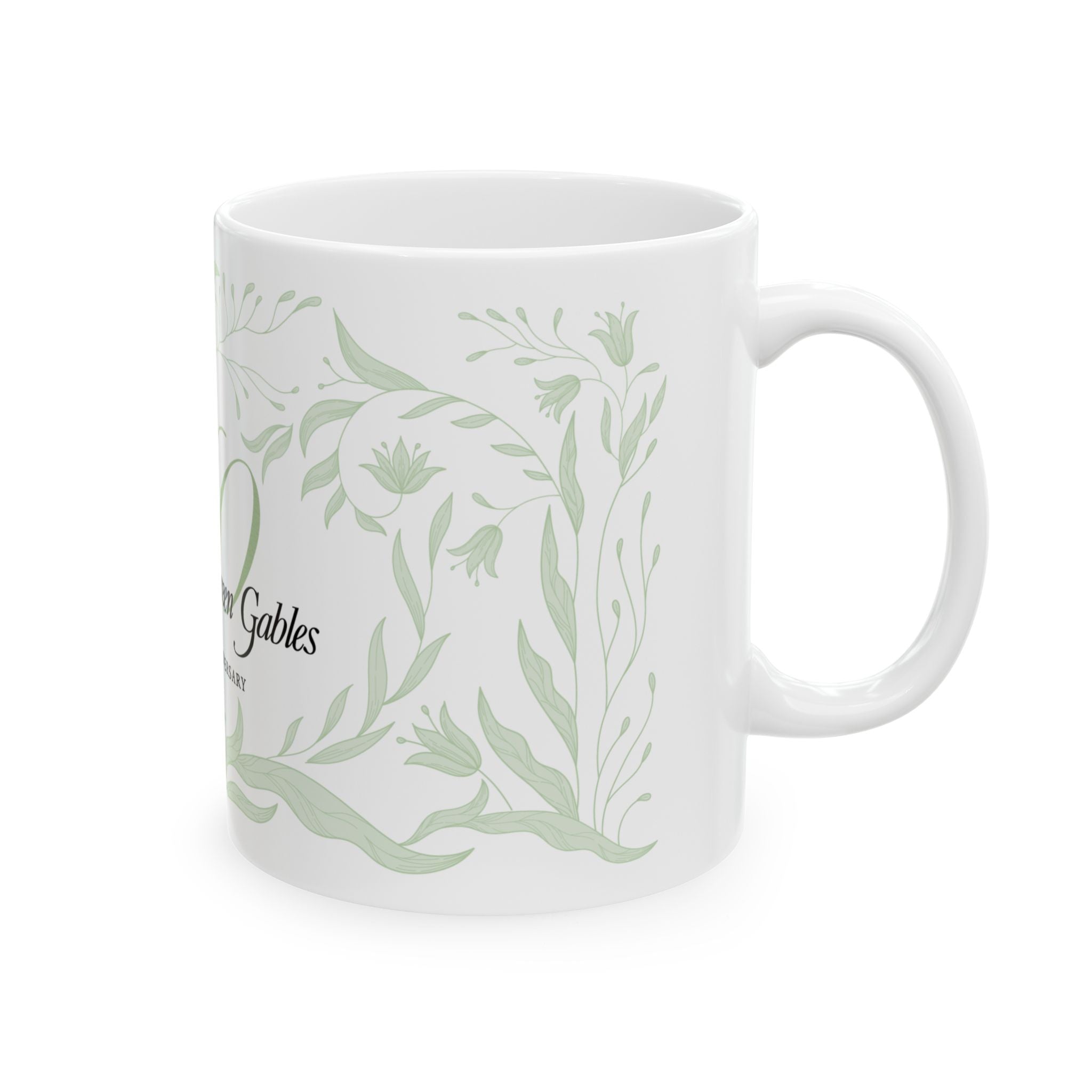 Anne of Green Gables 40th Anniversary White Mug