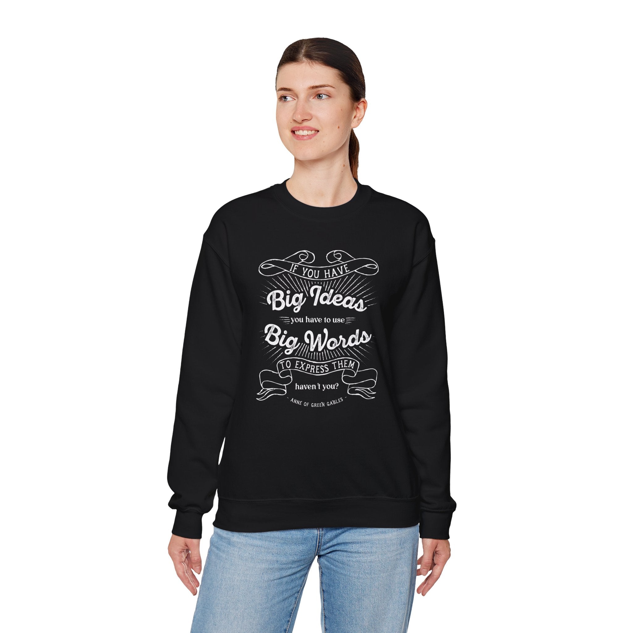 Big Ideas Big Words Graphic Sweatshirt