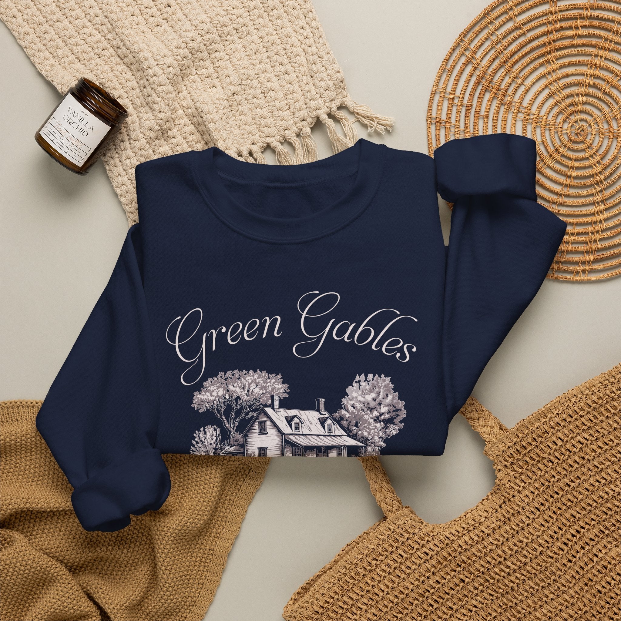 Vintage Green Gables Illustration Exclusive Sweatshirt