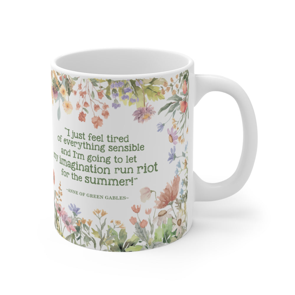 Anne of Green Gables Summer Quote Floral Mug