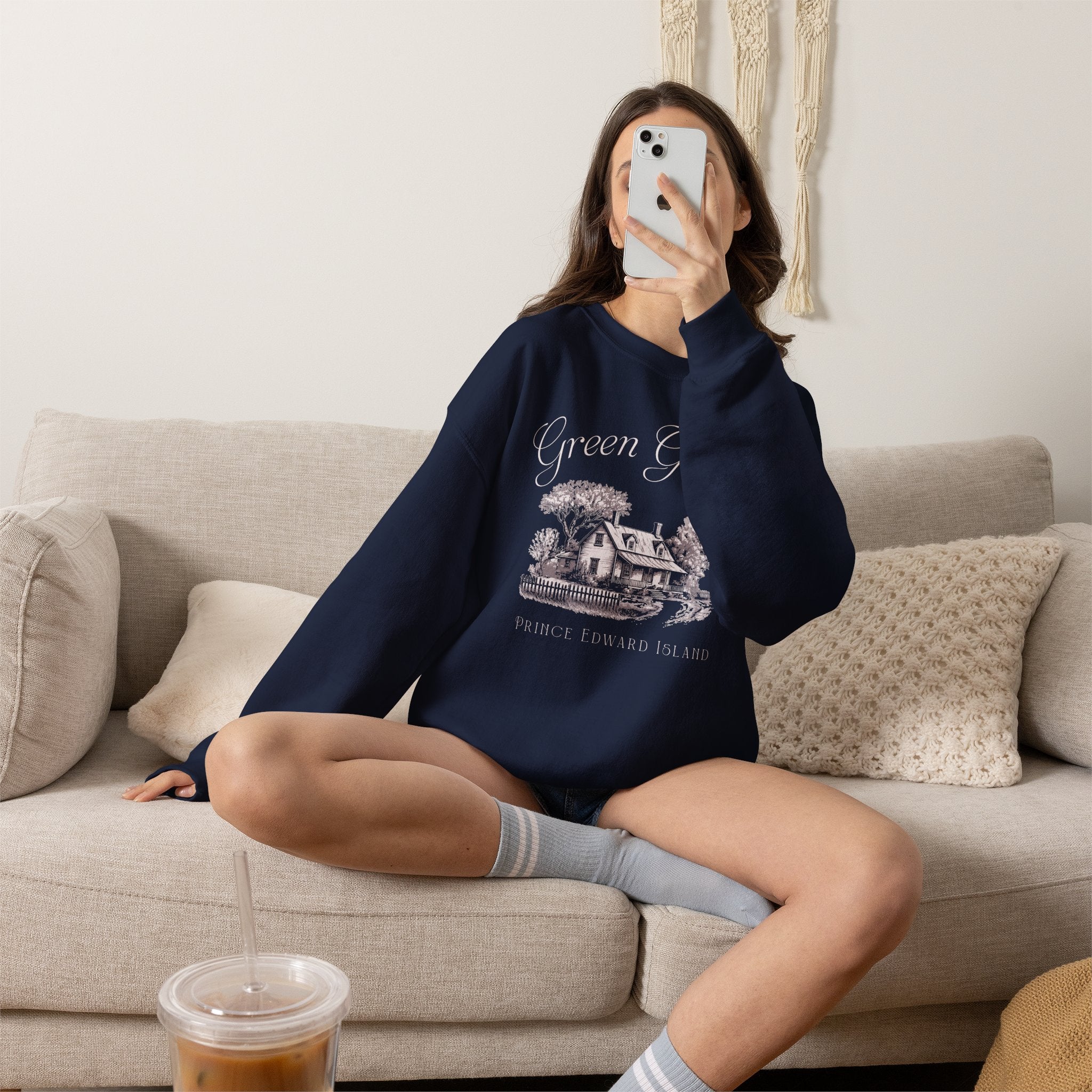 Vintage Green Gables Illustration Exclusive Sweatshirt