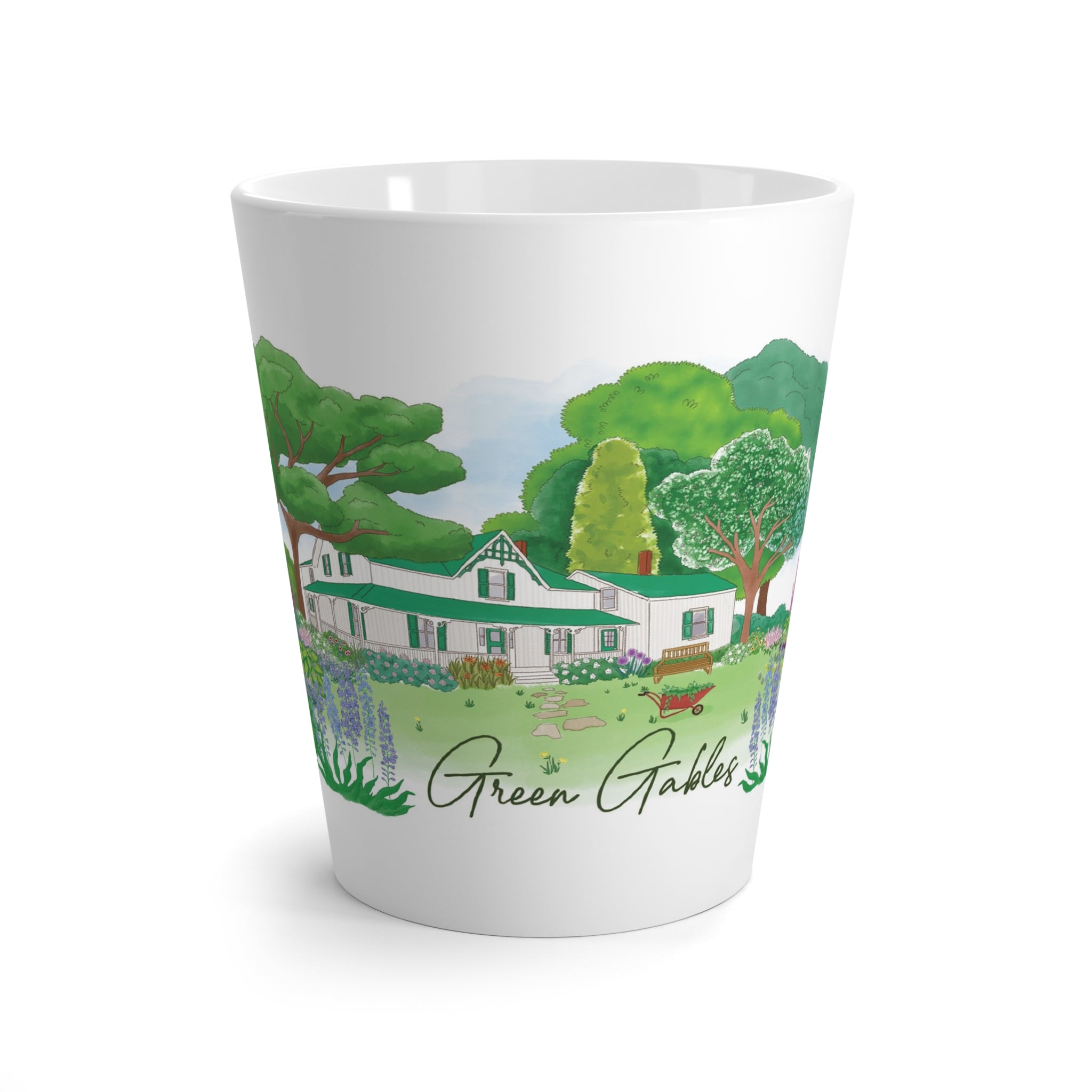 Green Gables Blooming Garden Latte Mug