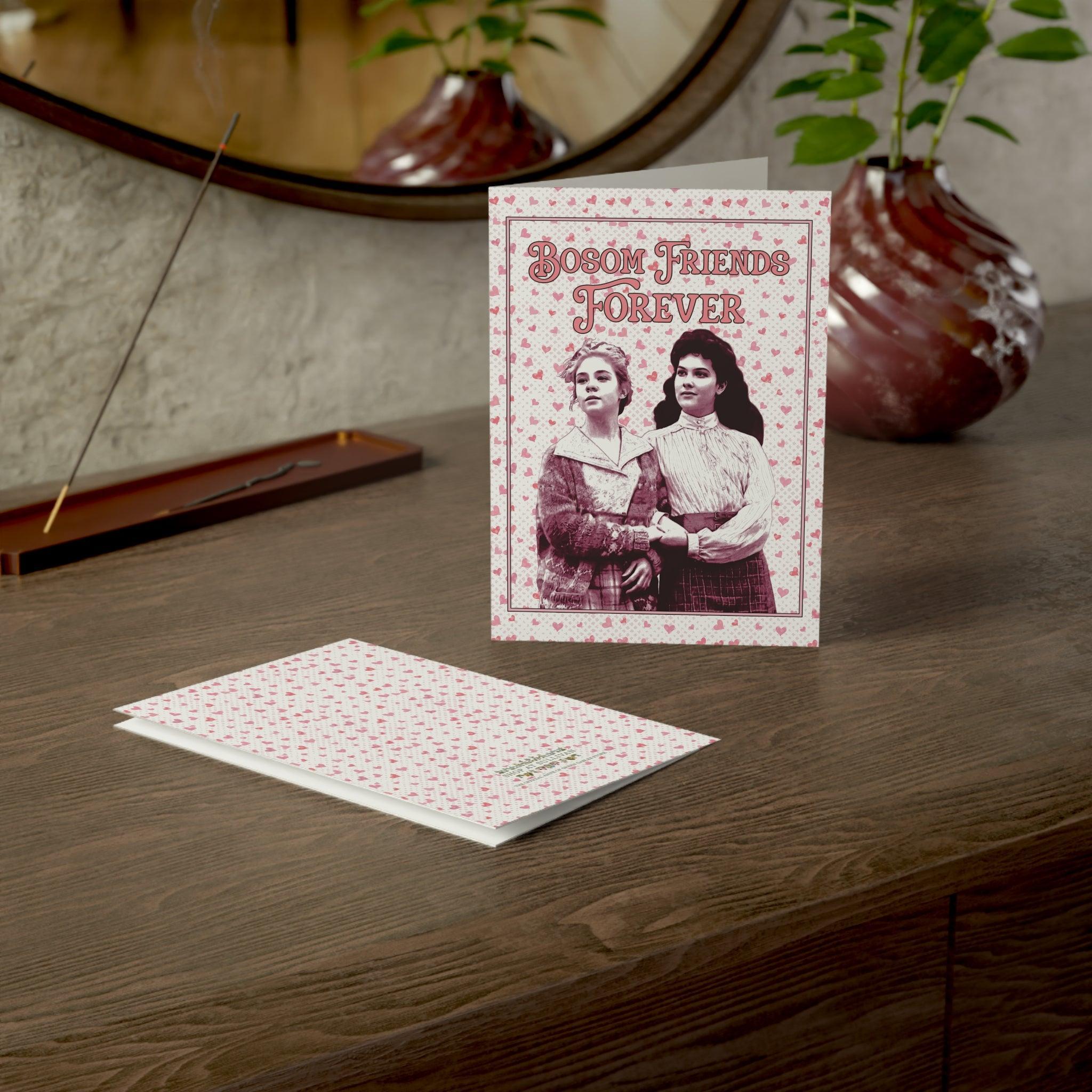 Bosom Friends Forever Galentine's Card