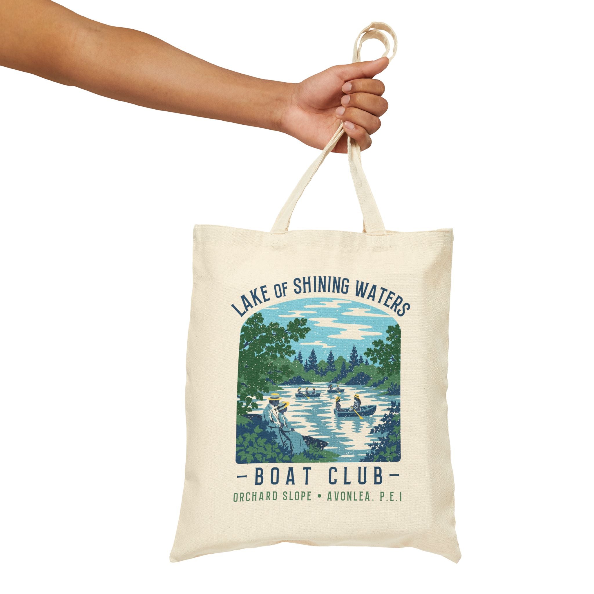 Lake of Shining Waters Boat Club Tote Bag