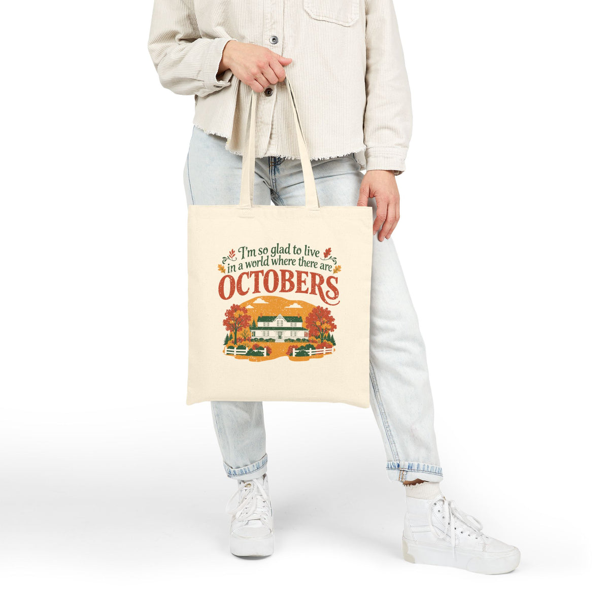 Vintage October Green Gables Tote Bag
