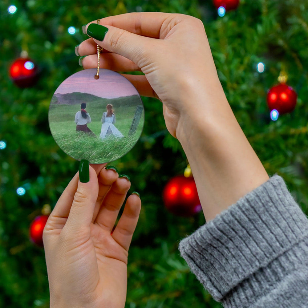 Anne & Diana Kindred Spirits Ceramic Ornament