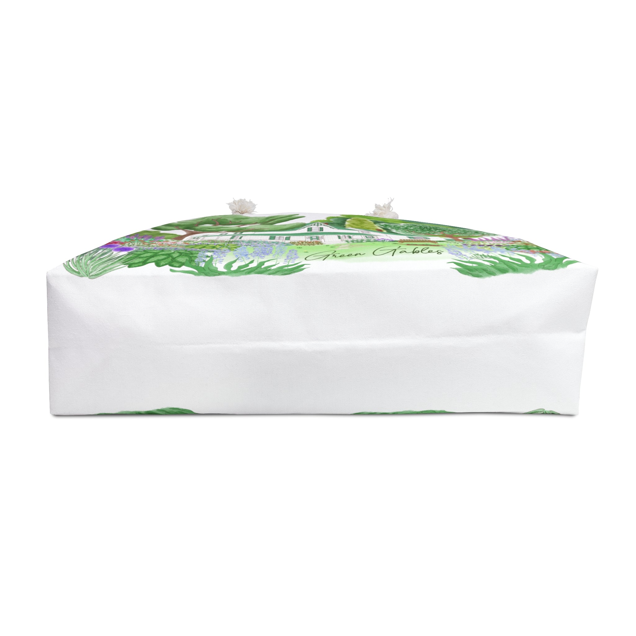 Green Gables Blooming Garden Oversized Tote Bag