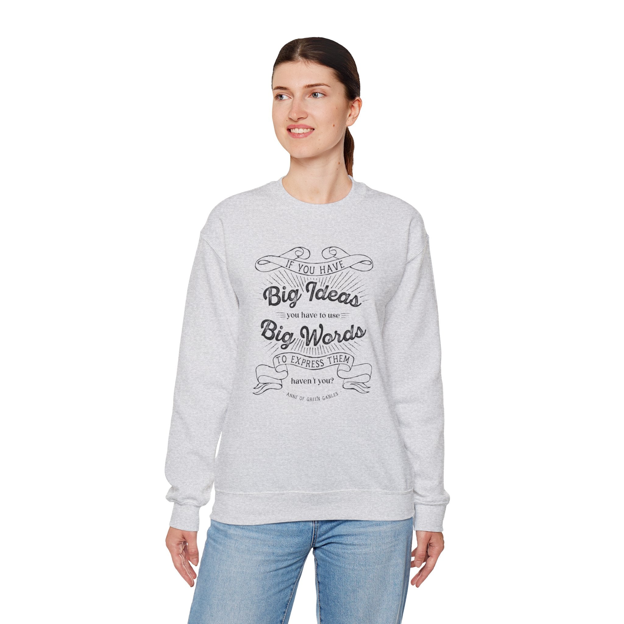 Big Ideas Big Words Graphic Sweatshirt