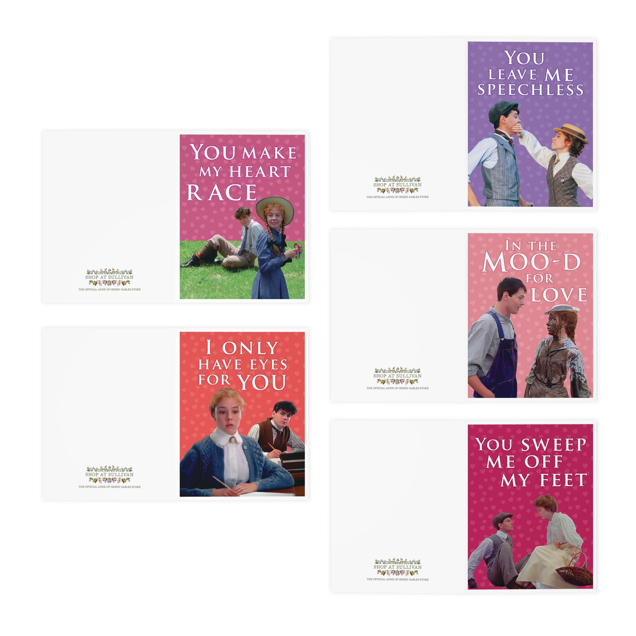 Anne and Gilbert Valentine's Day Cards