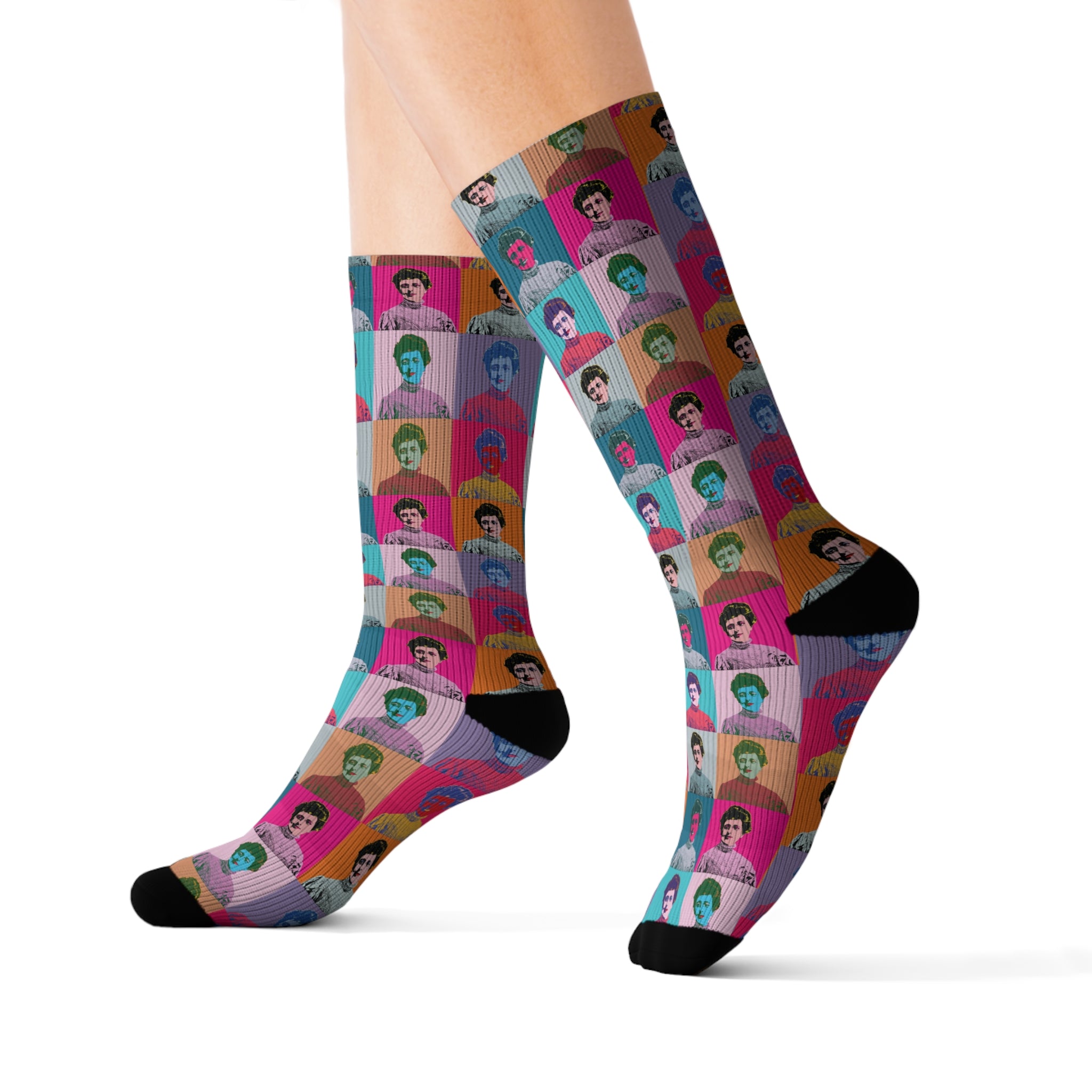 L.M. Montgomery Pop Art Socks