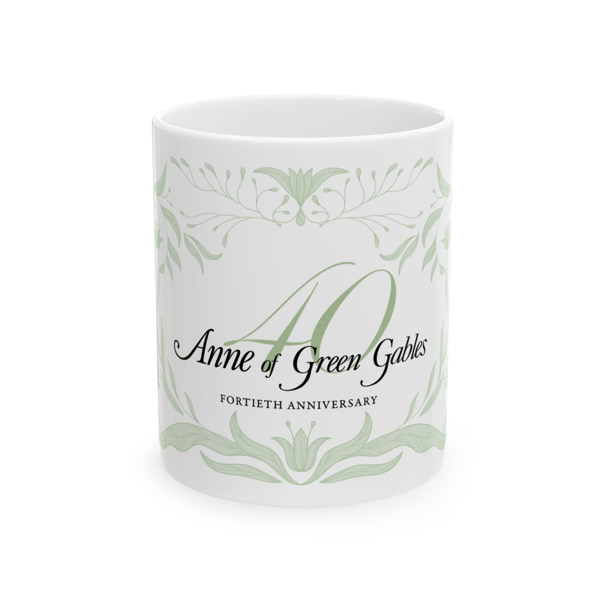 Anne of Green Gables 40th Anniversary White Mug