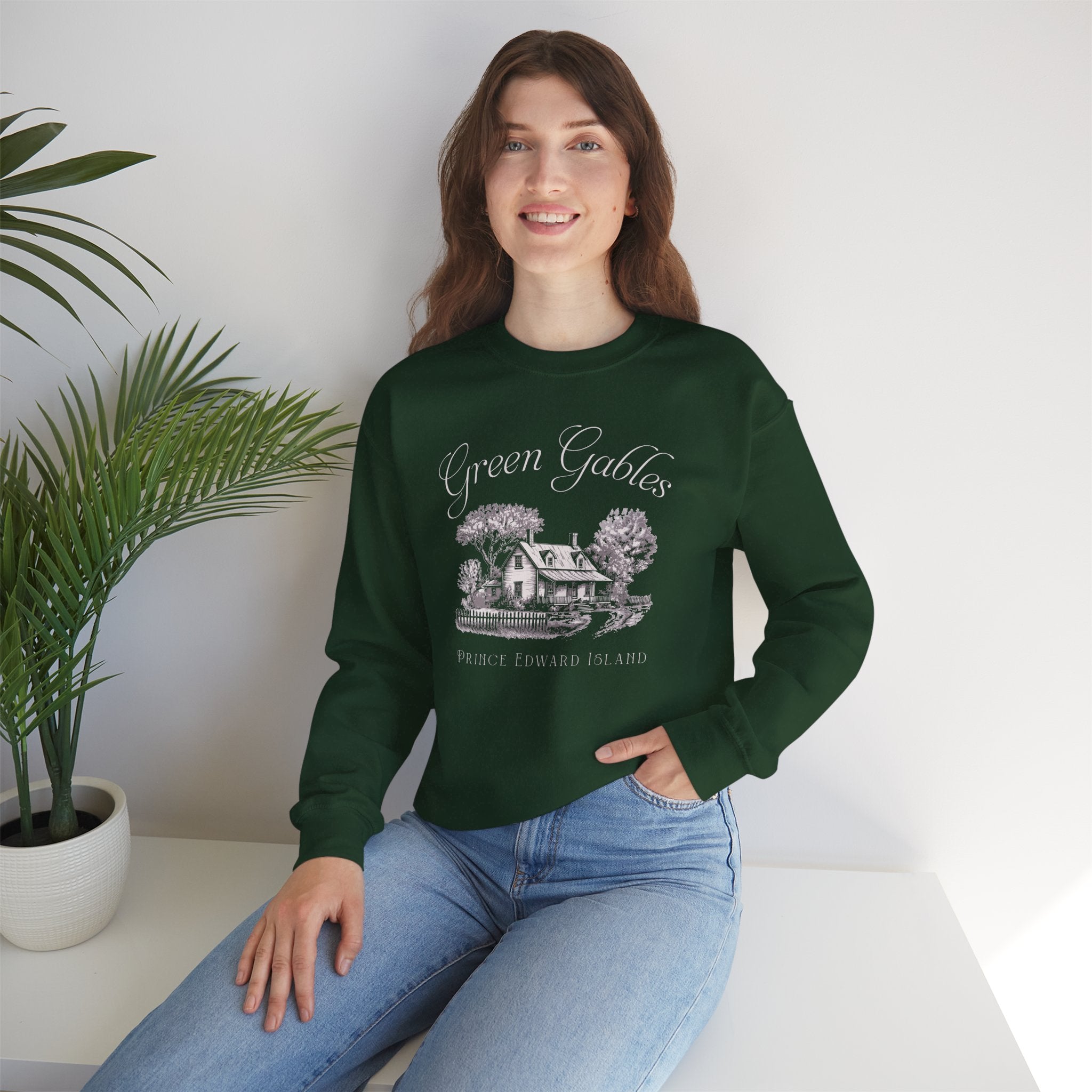 Vintage Green Gables Illustration Exclusive Sweatshirt