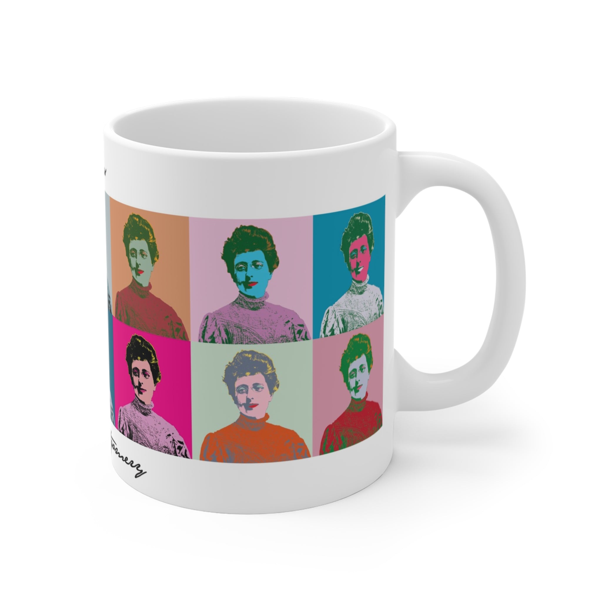 L.M. Montgomery 150 Years Pop Art Mug