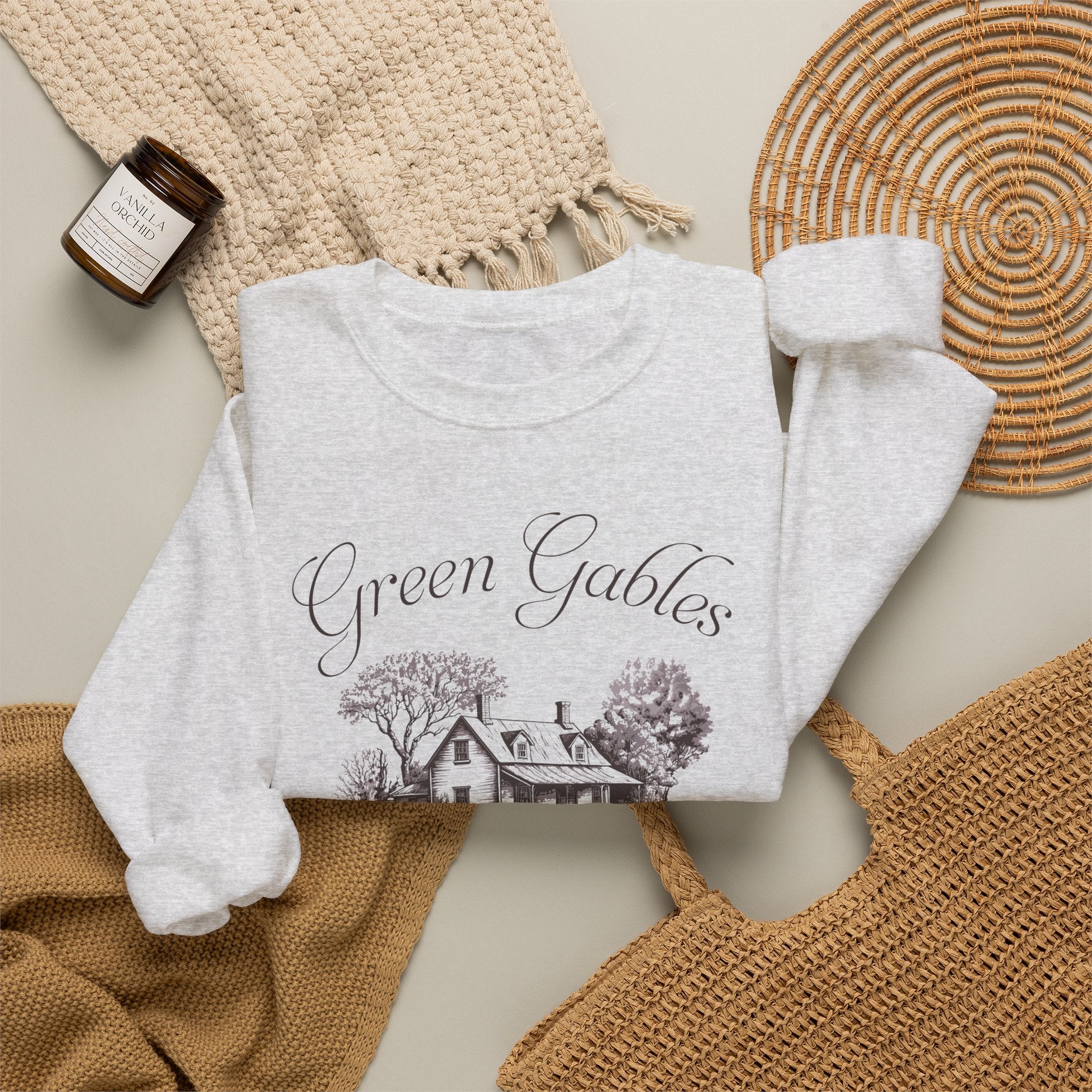Vintage Green Gables Illustration Exclusive Sweatshirt