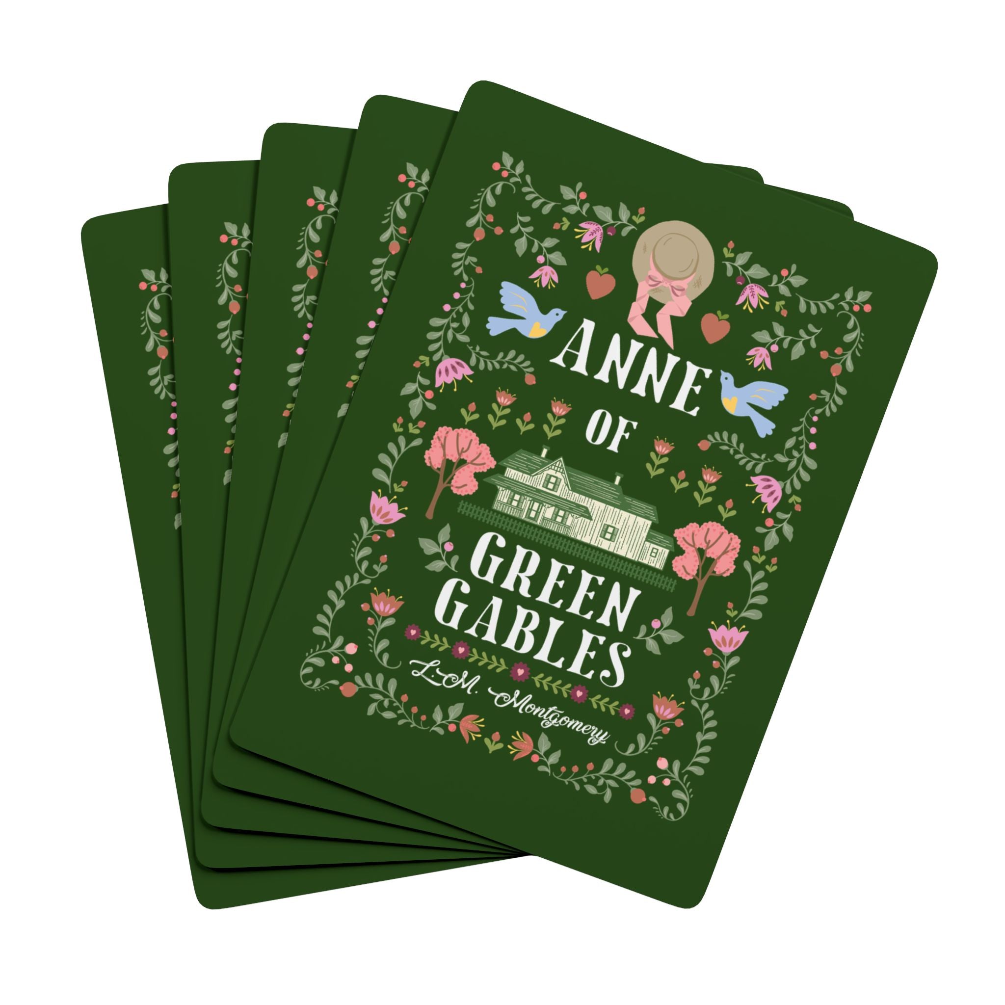 Anne of Green Gables Folk Art Playing Cards