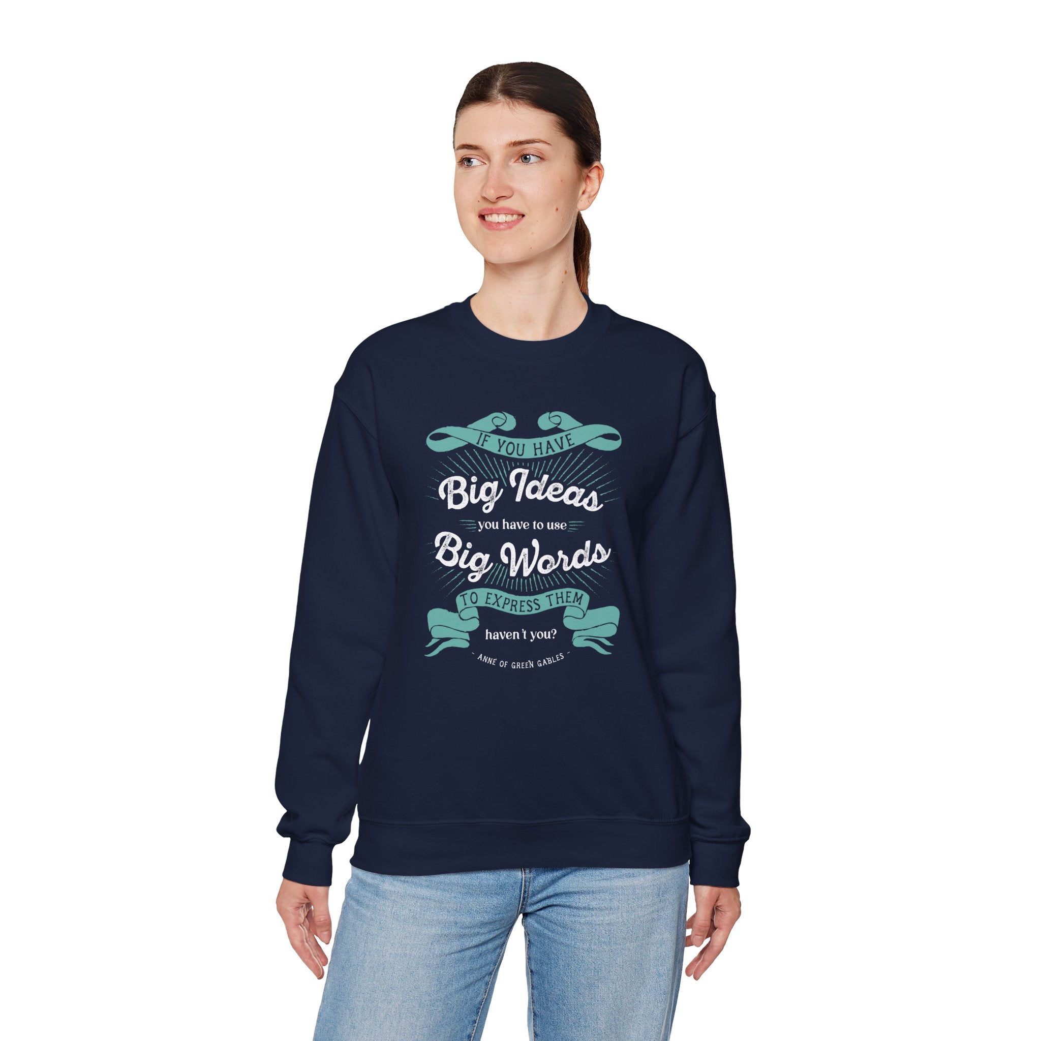 Big Ideas Big Words Graphic Sweatshirt