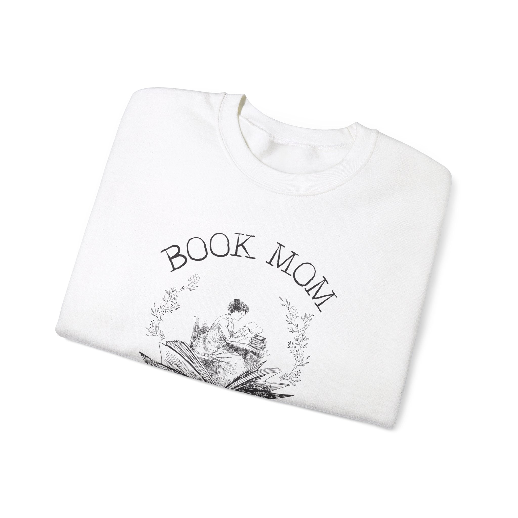 Book Mom Edwardian Reader Sweatshirt