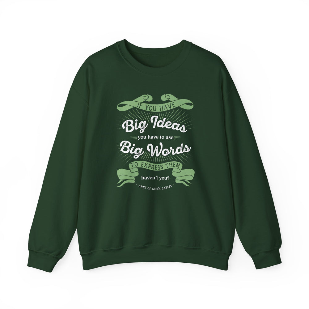 Big Ideas Big Words Graphic Sweatshirt