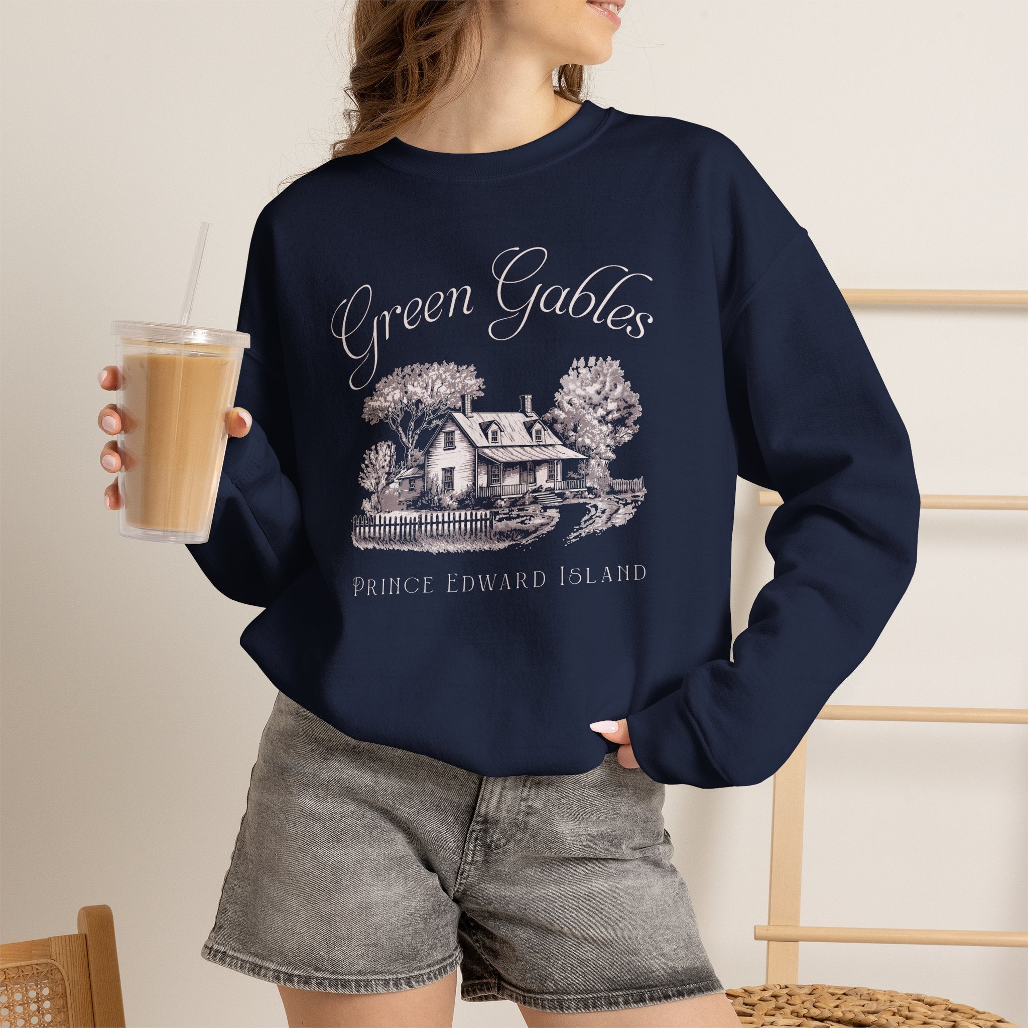 Vintage Green Gables Illustration Exclusive Sweatshirt