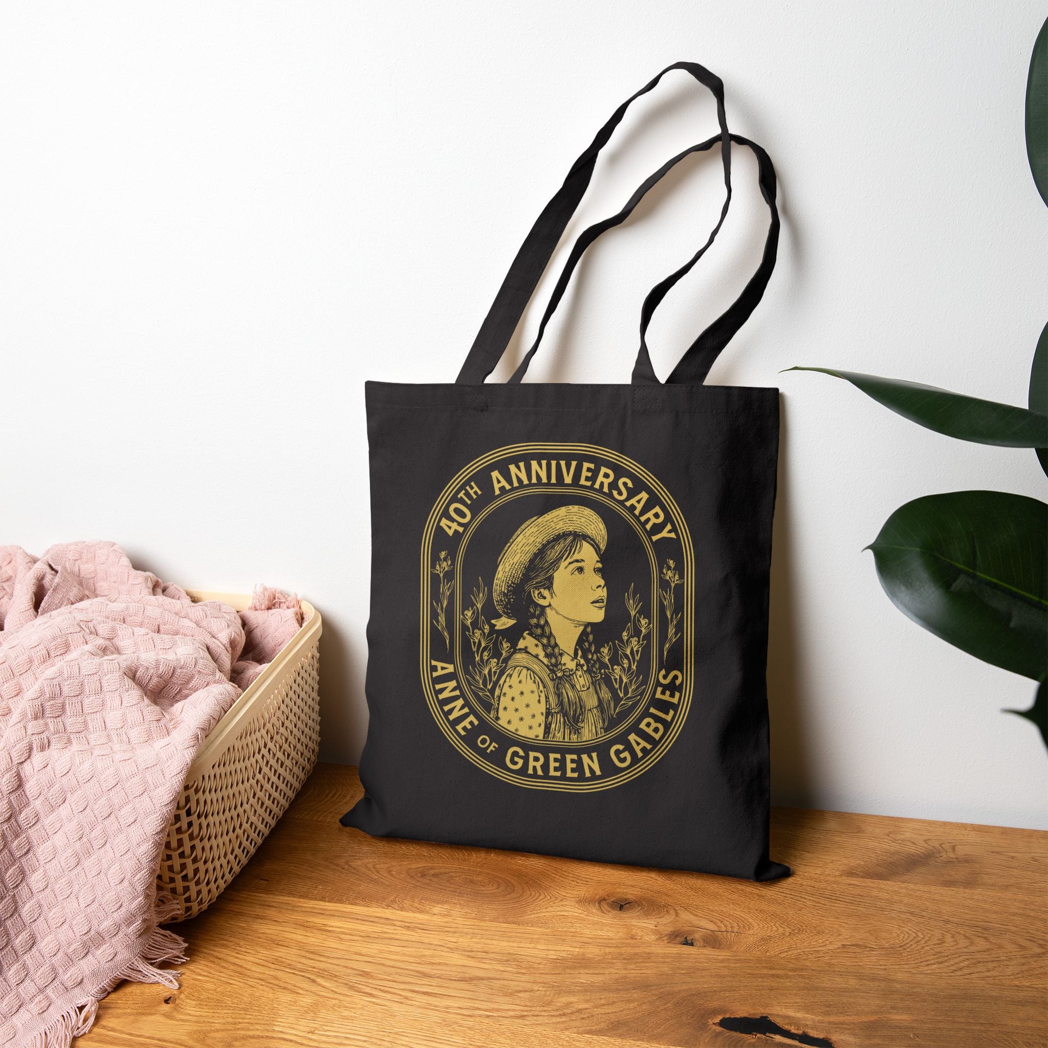 Anne of Green Gables 40th Anniversary Crest Tote Bag
