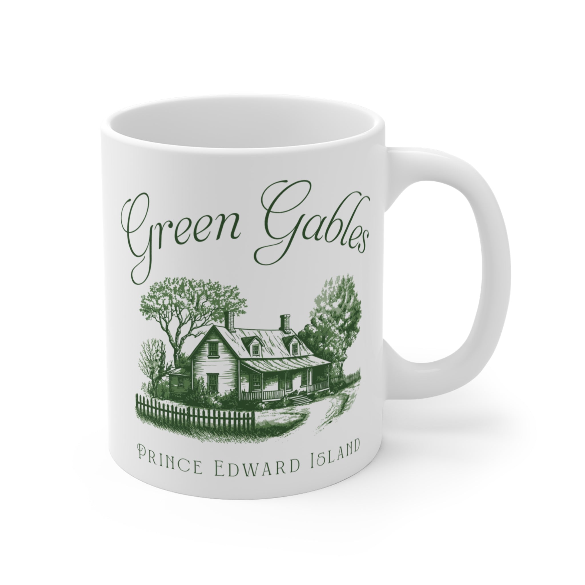 Vintage Green Gables Illustration Mug