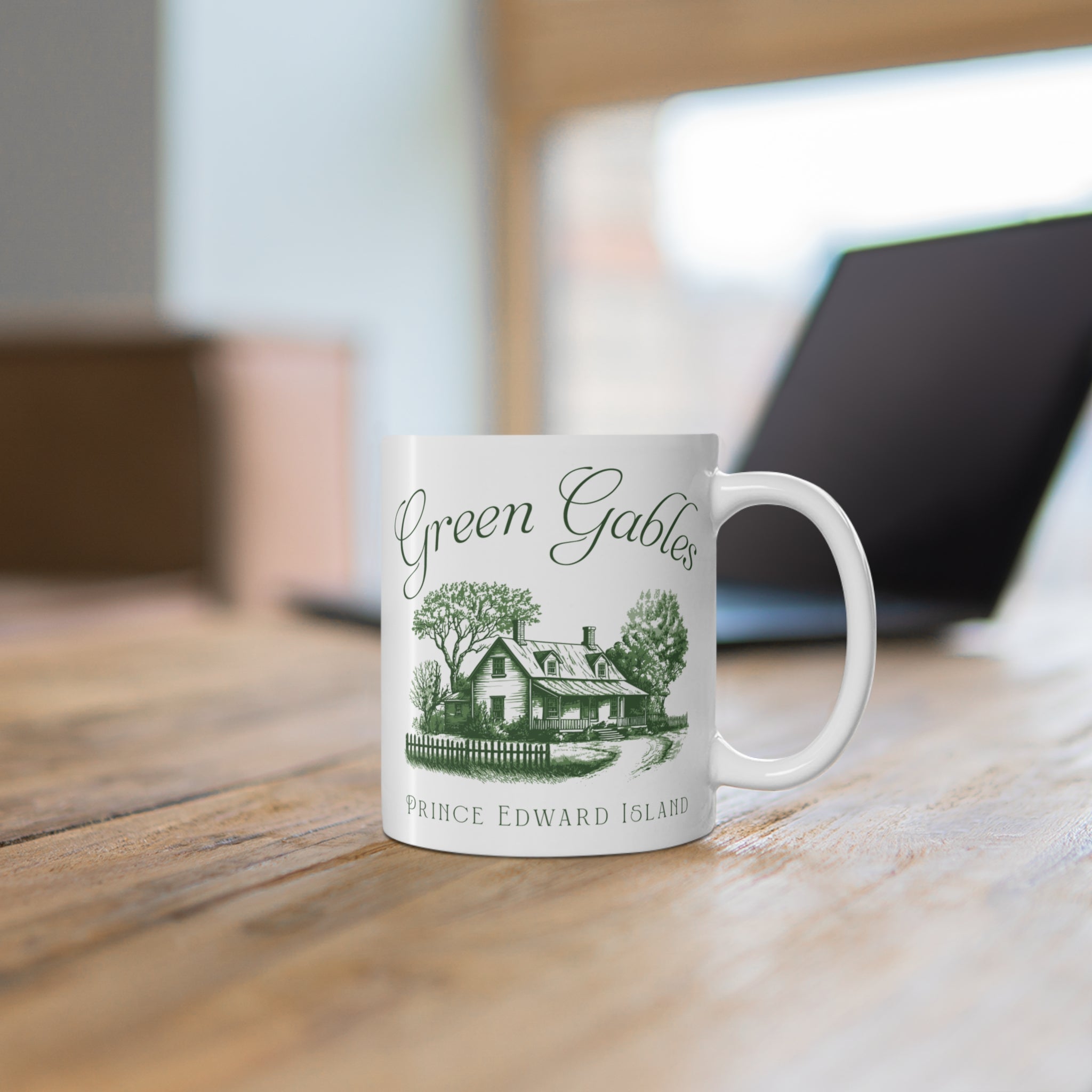 Vintage Green Gables Illustration Mug