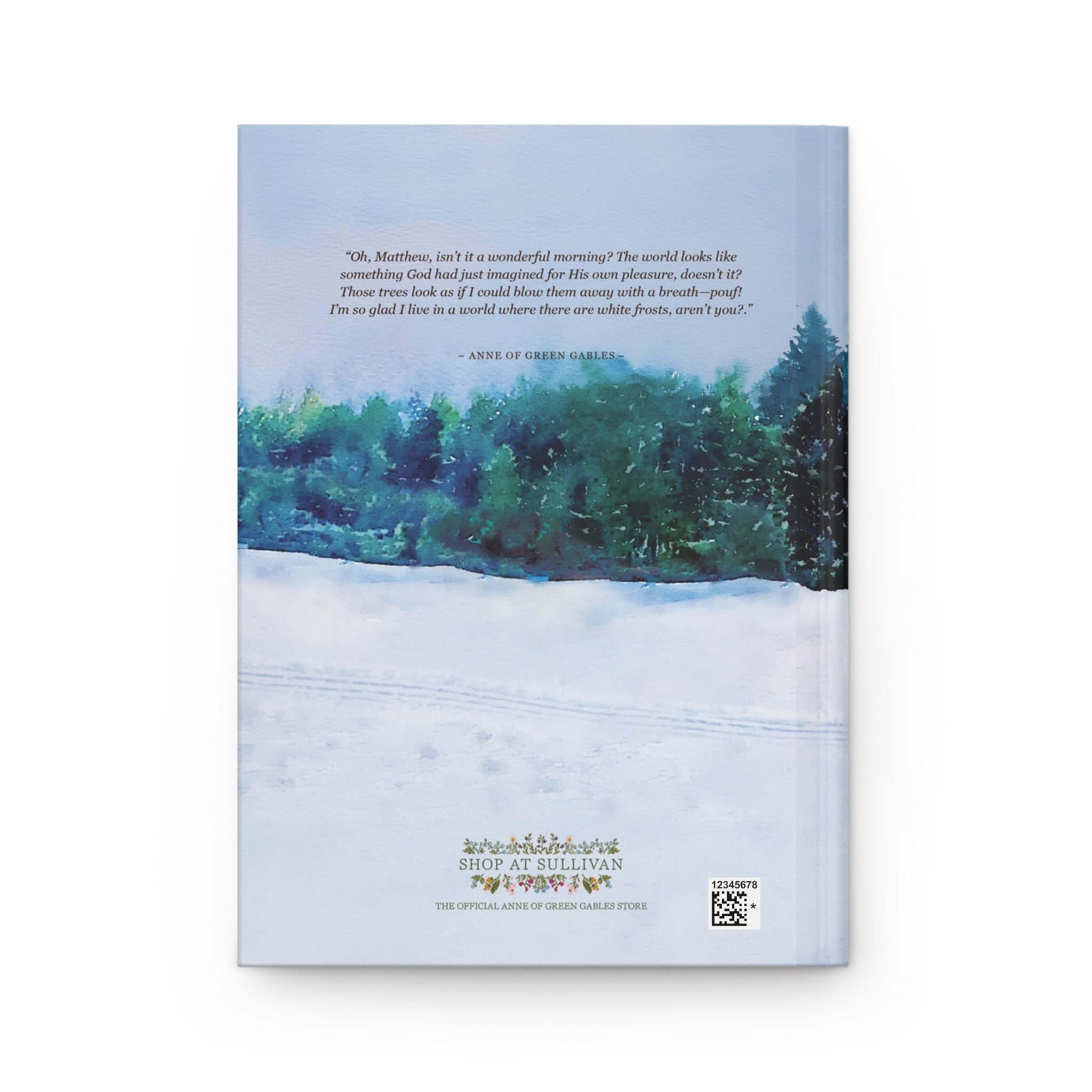 Morning Sleigh Ride Hardcover Journal