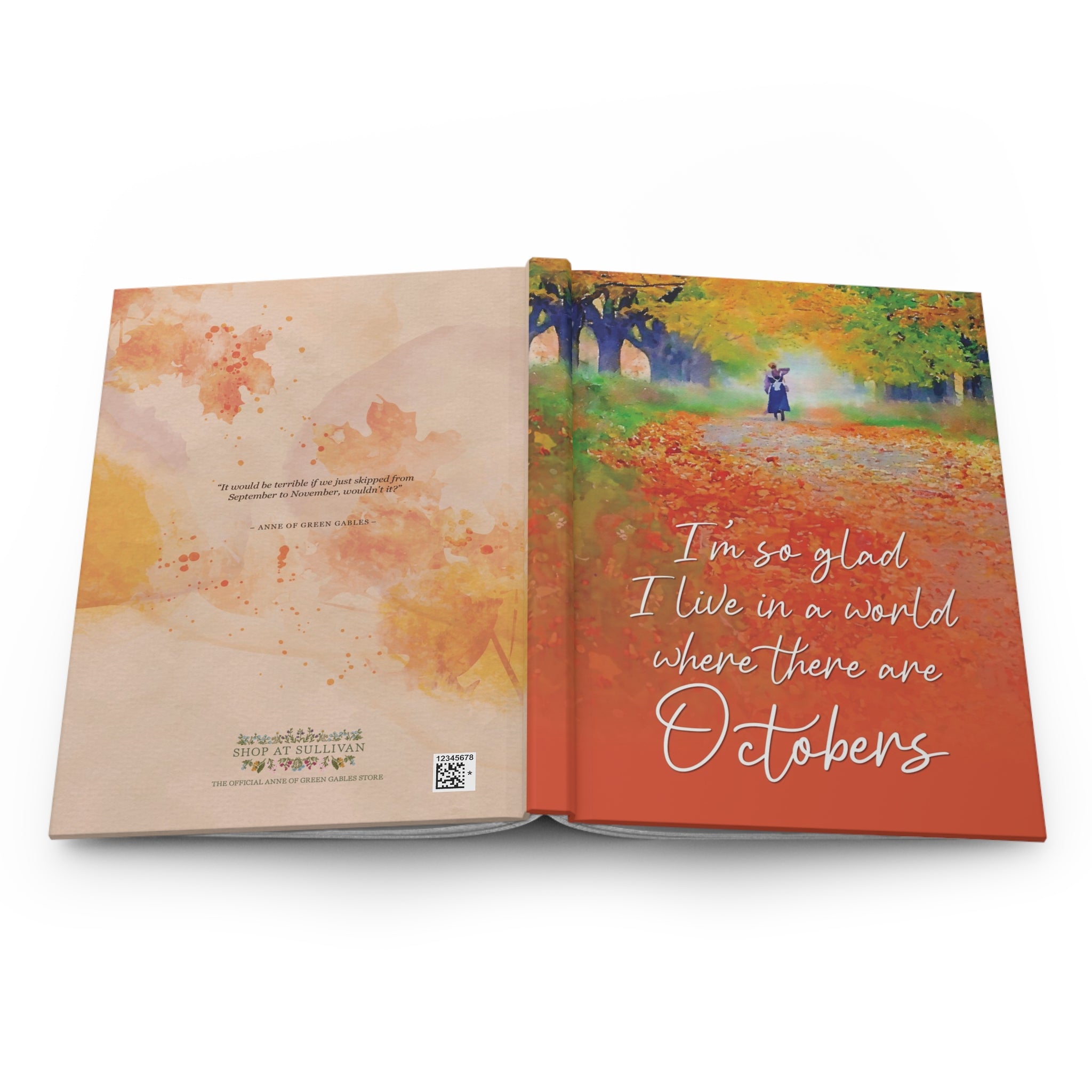 A World with Octobers Hardcover Journal