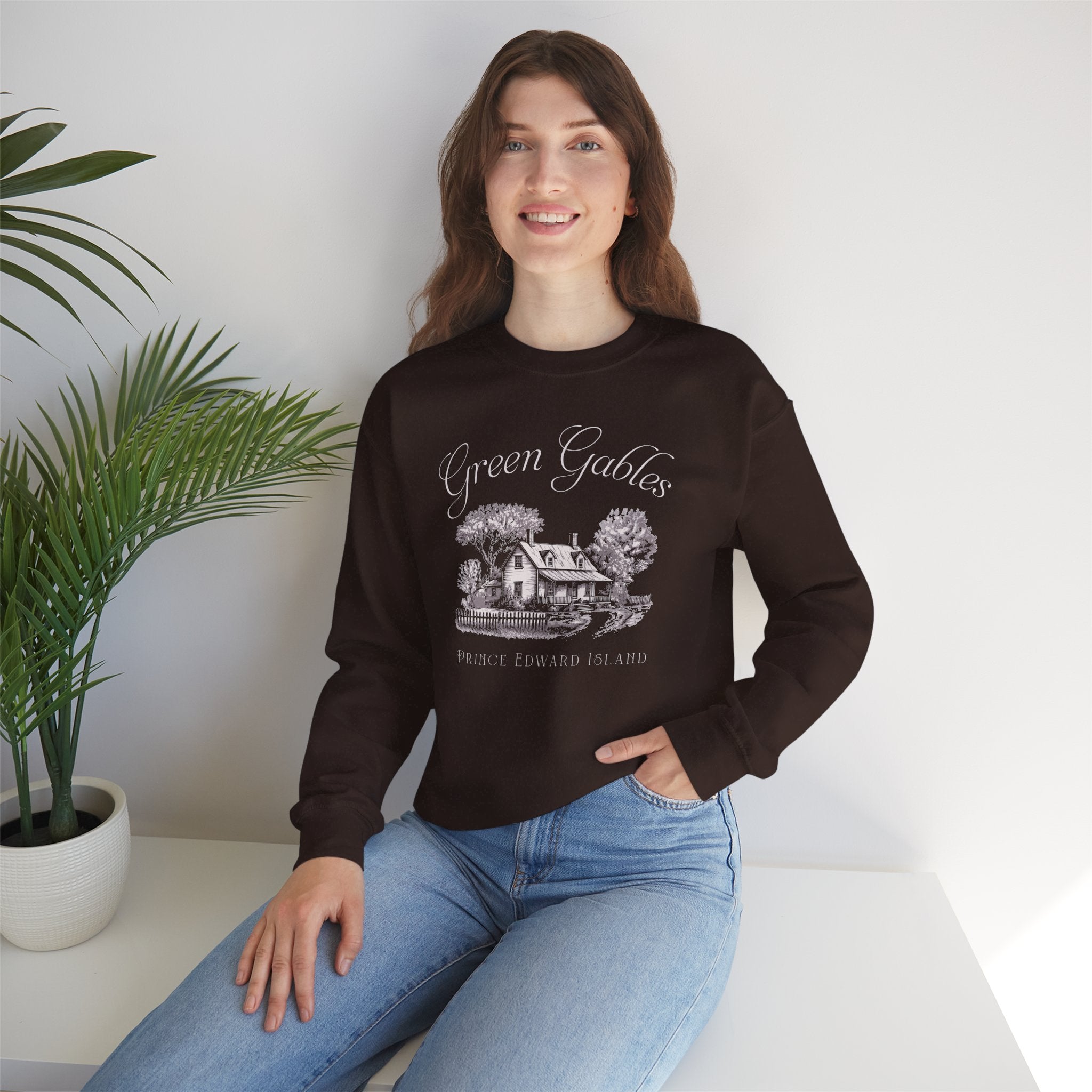 Vintage Green Gables Illustration Exclusive Sweatshirt