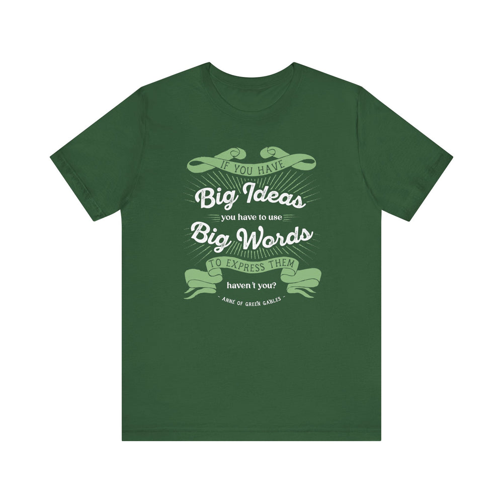 Big Ideas Big Words Graphic T-Shirt