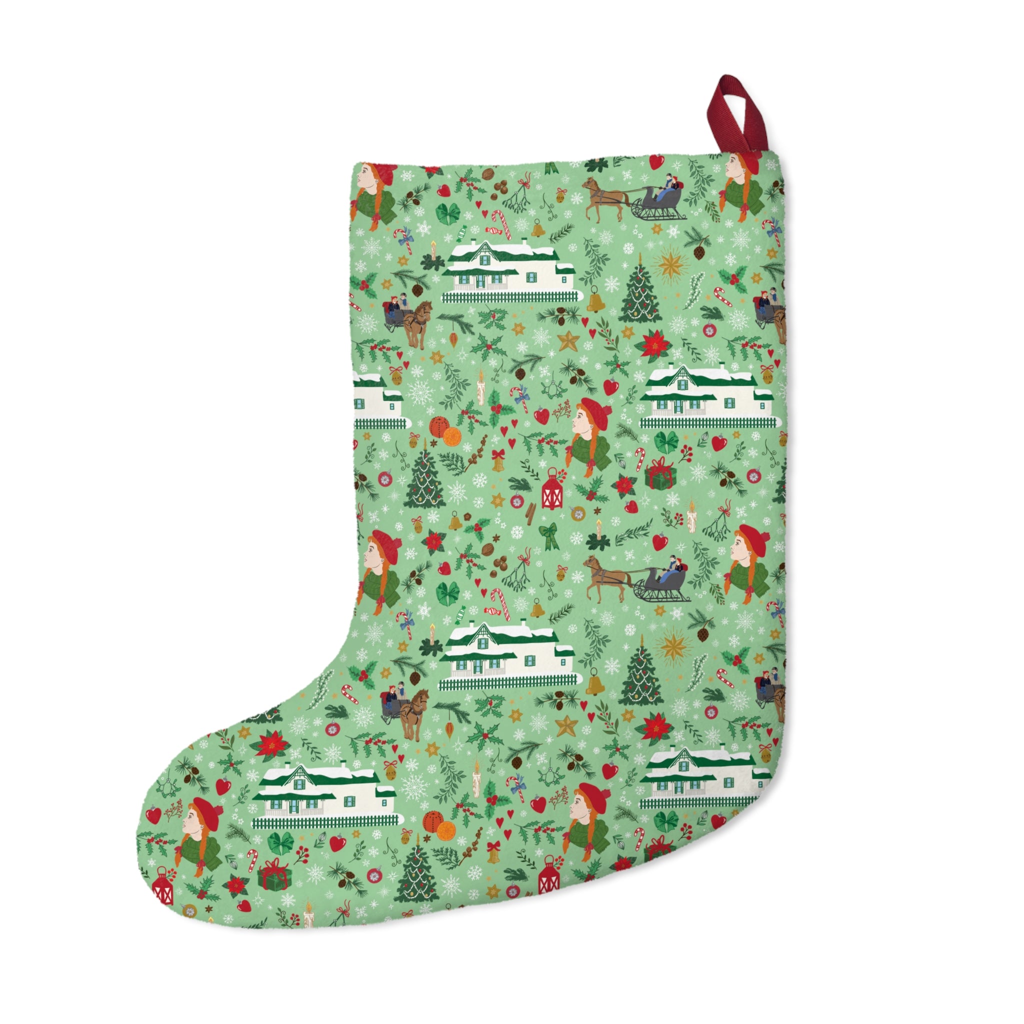 Anne of Green Gables Mint Stocking