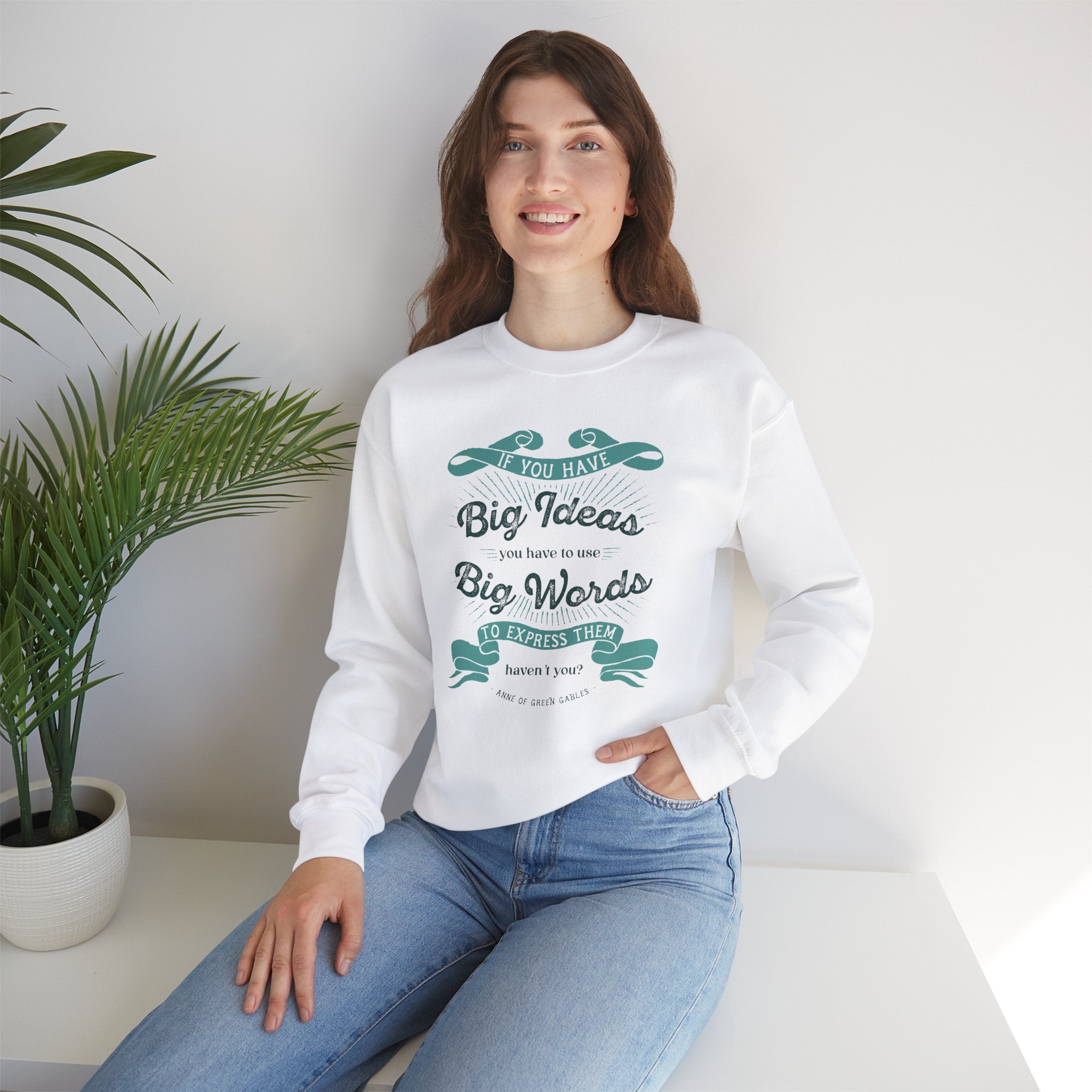 Big Ideas Big Words Graphic Sweatshirt