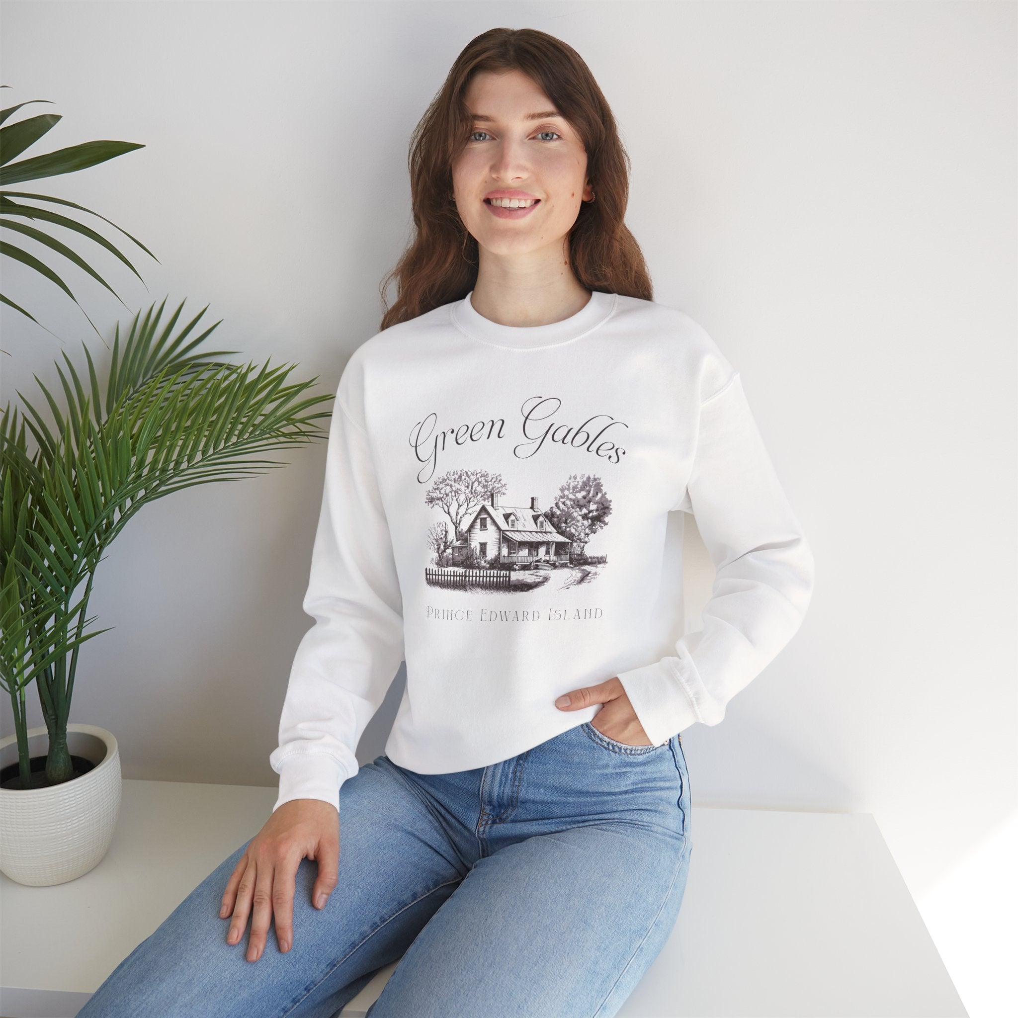 Vintage Green Gables Illustration Exclusive Sweatshirt