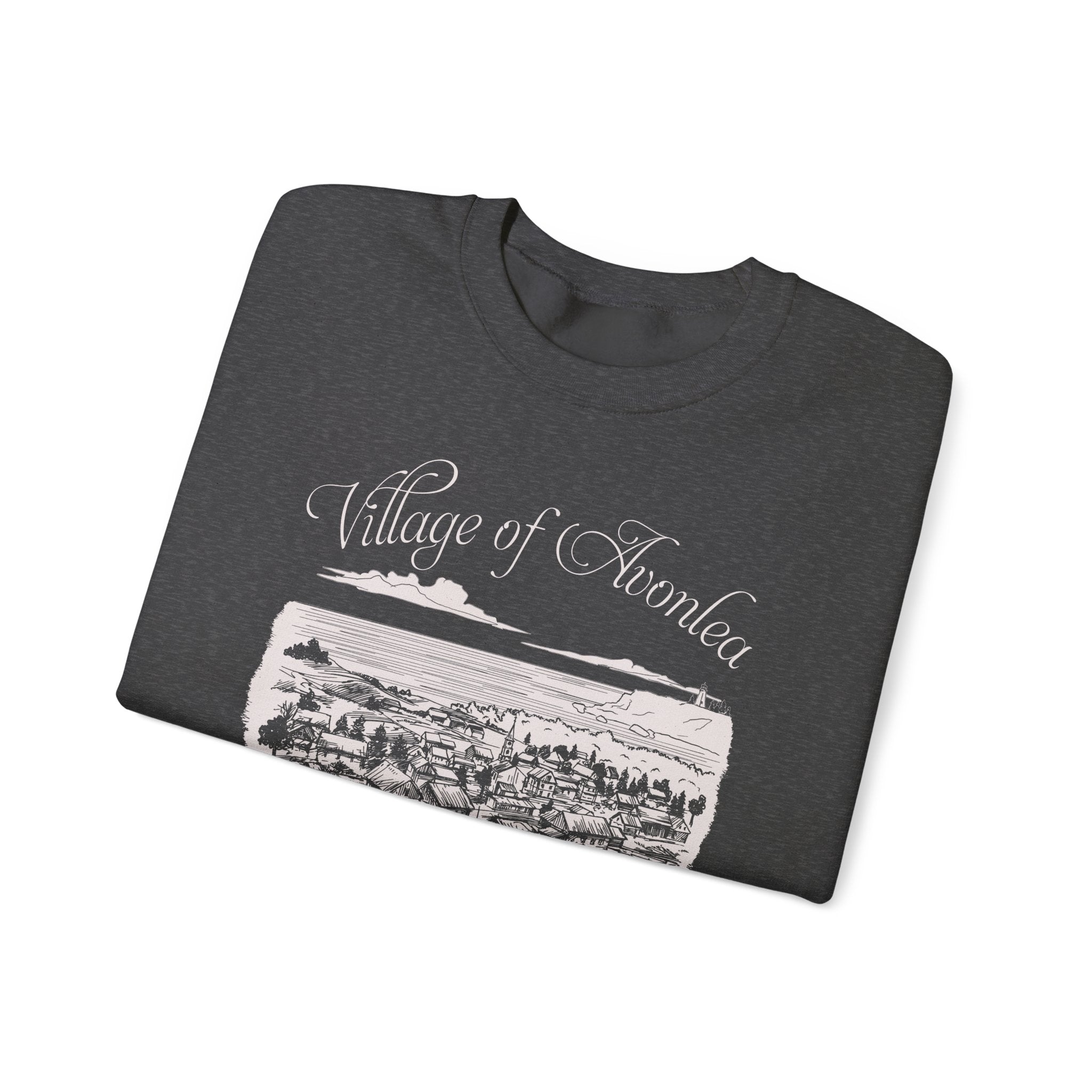 Vintage Village of Avonlea Illustration Sweatshirt