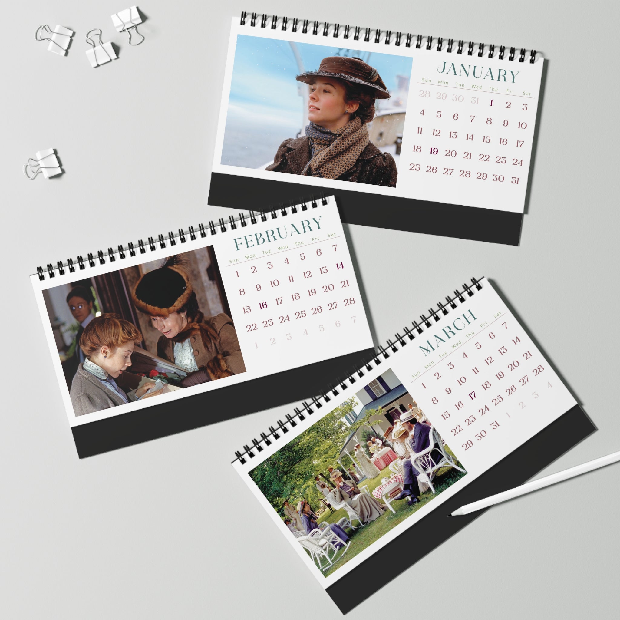 Anne of Green Gables 2026 Desktop Calendar