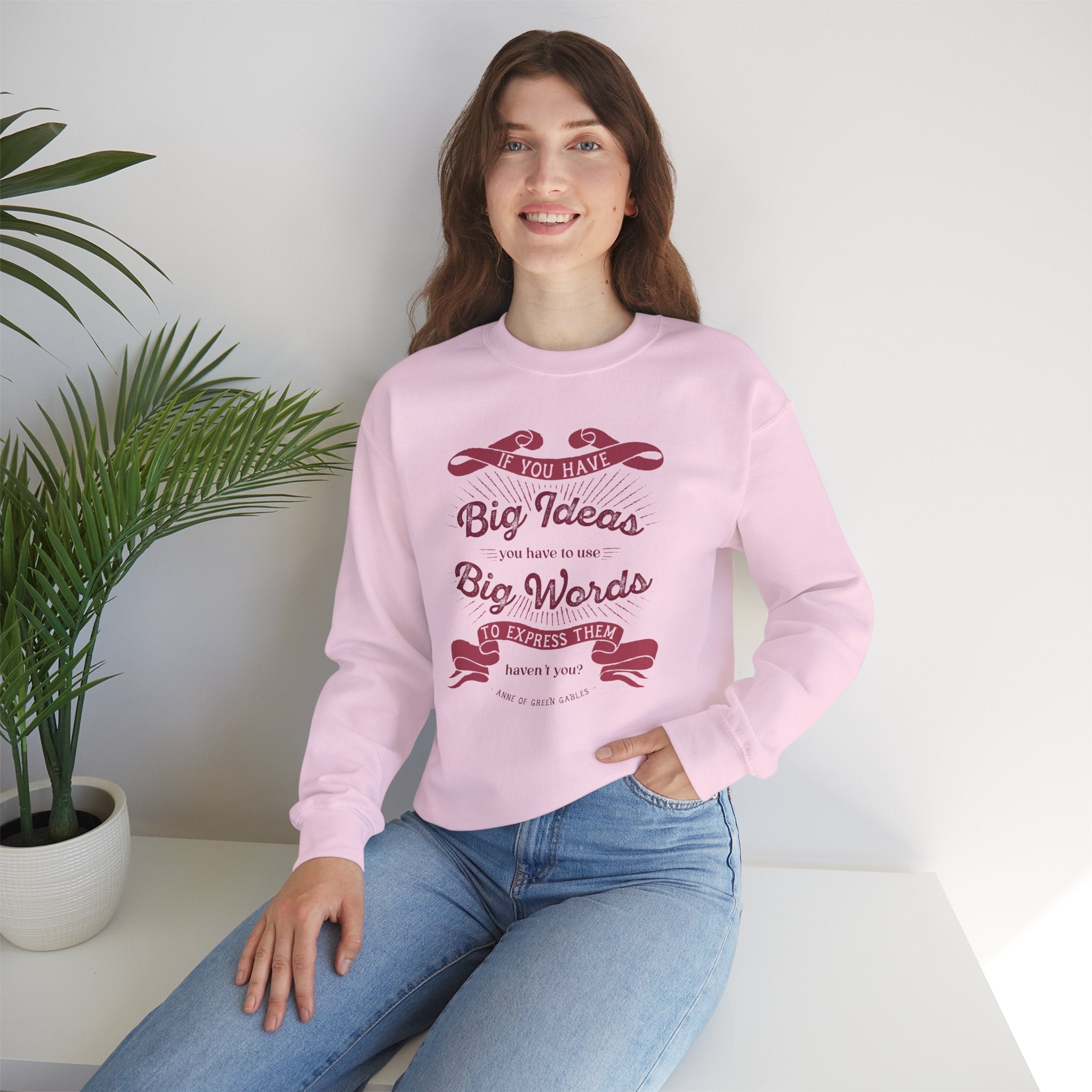 Big Ideas Big Words Graphic Sweatshirt