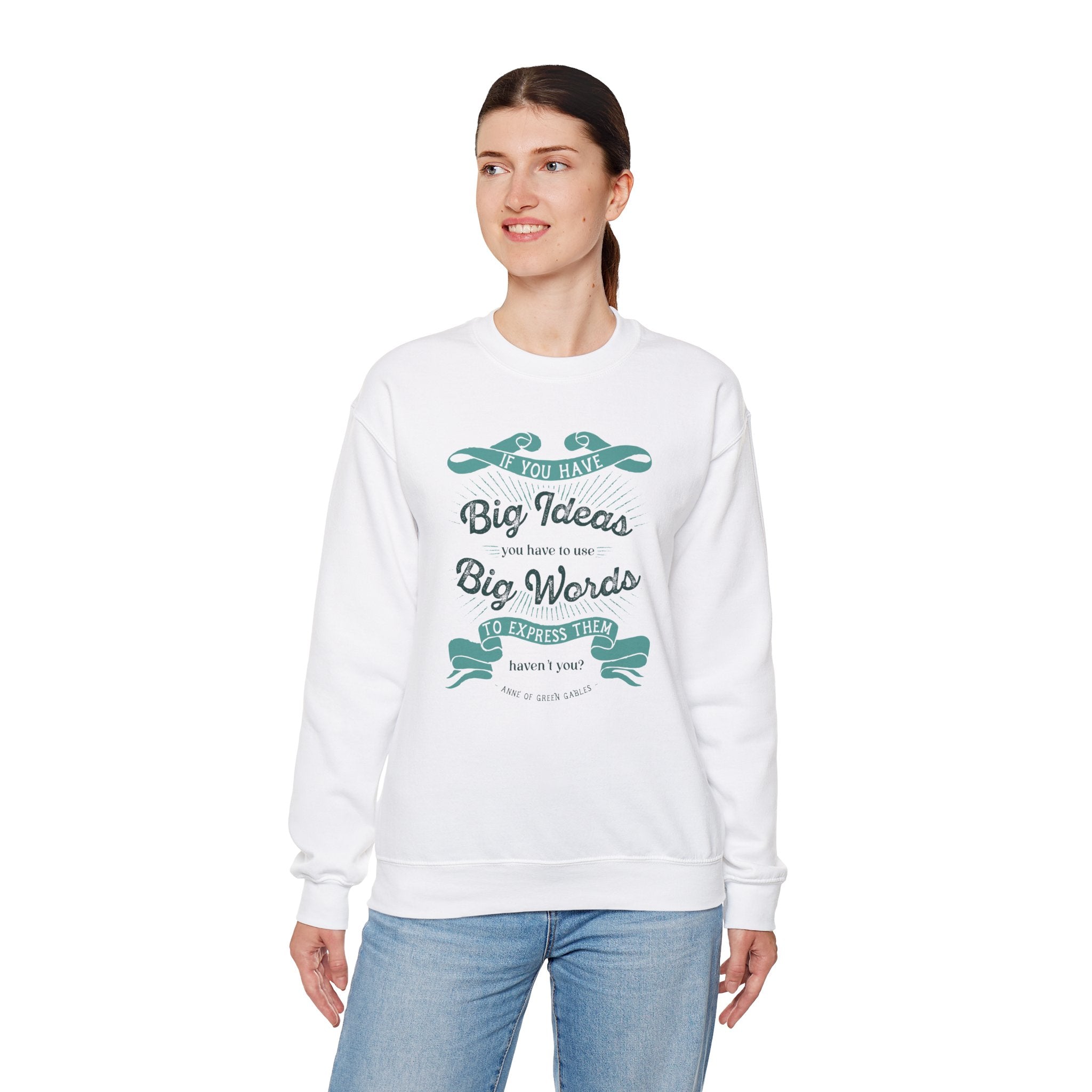 Big Ideas Big Words Graphic Sweatshirt