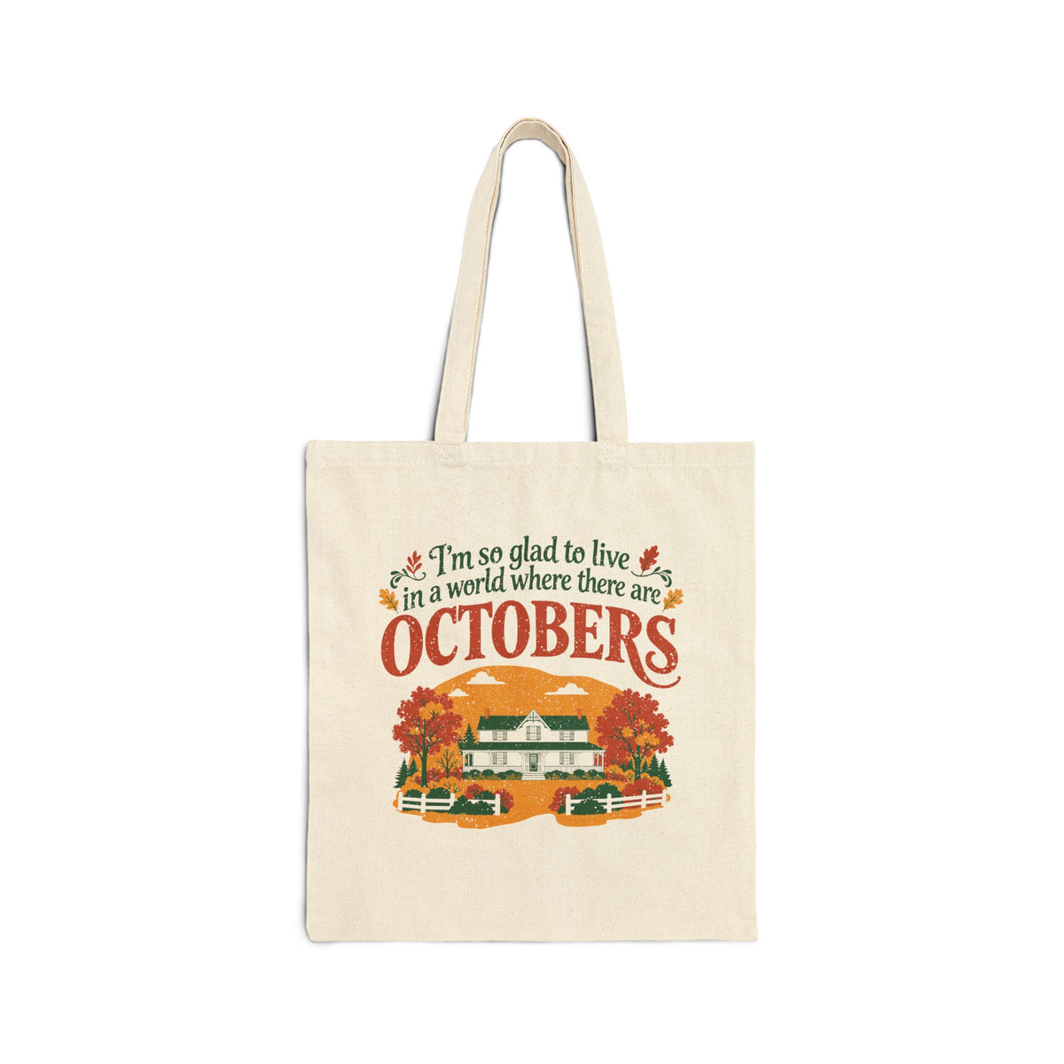 Vintage October Green Gables Tote Bag