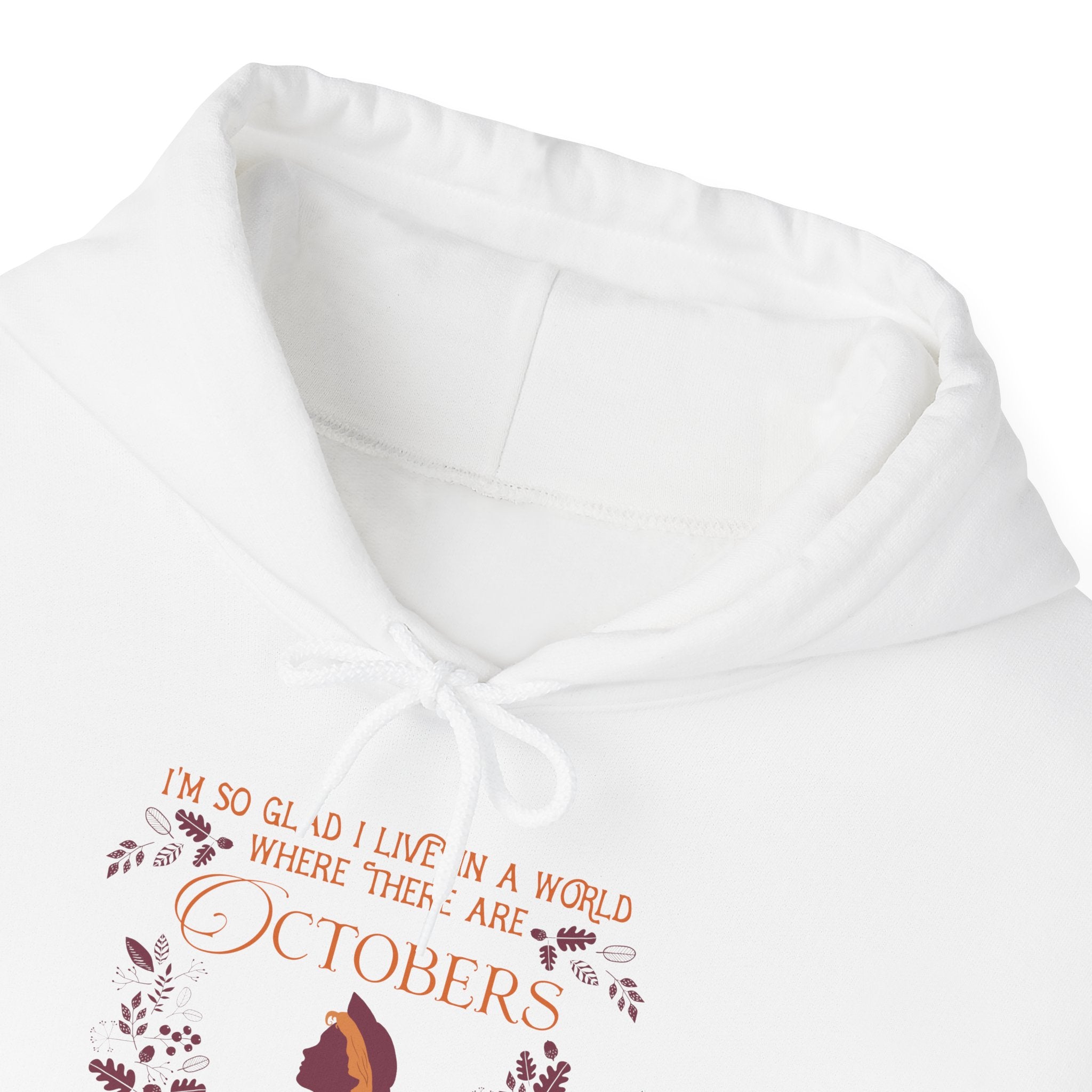 Anne Crest October Quote Hoodie