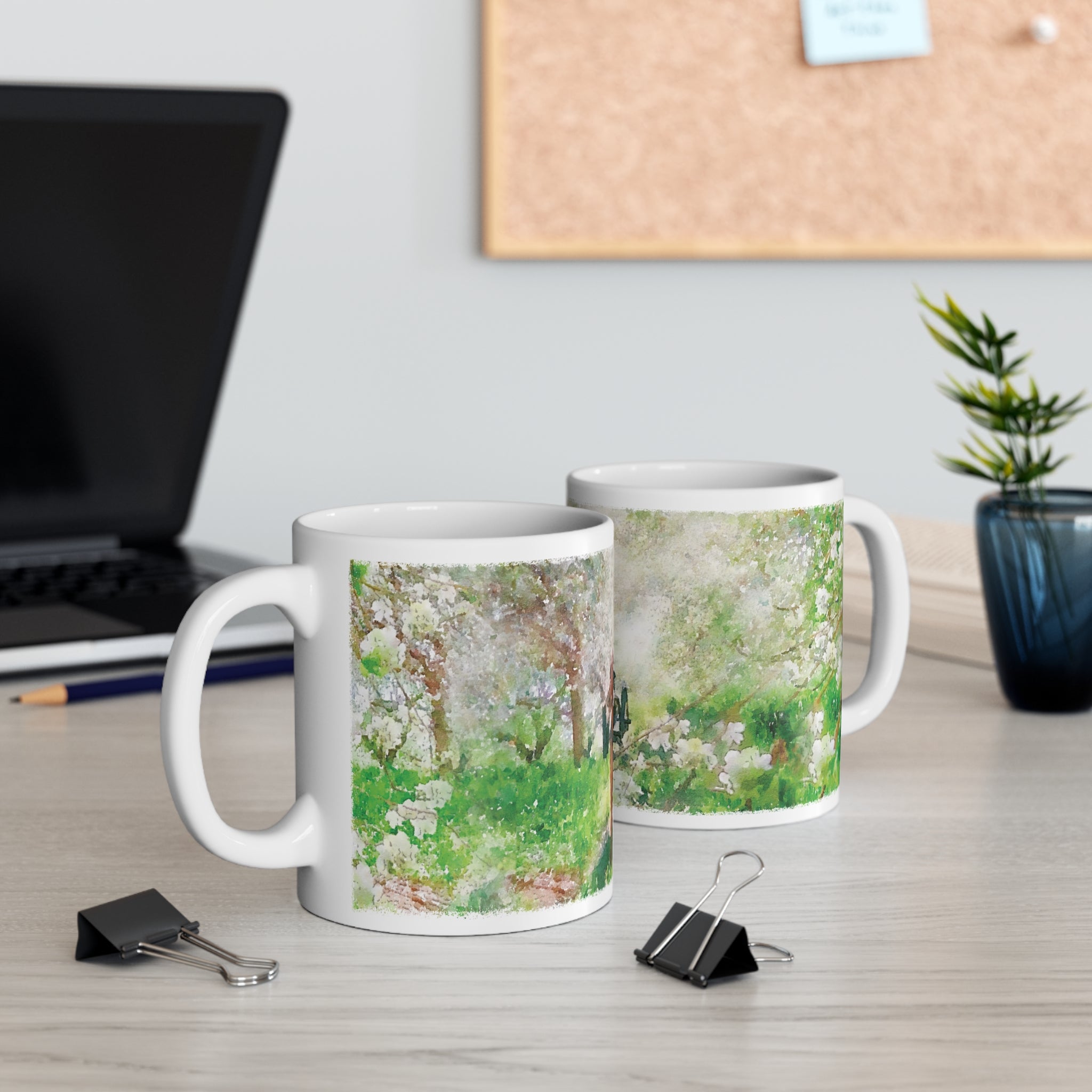 "White Way of Delight" Watercolor Mug