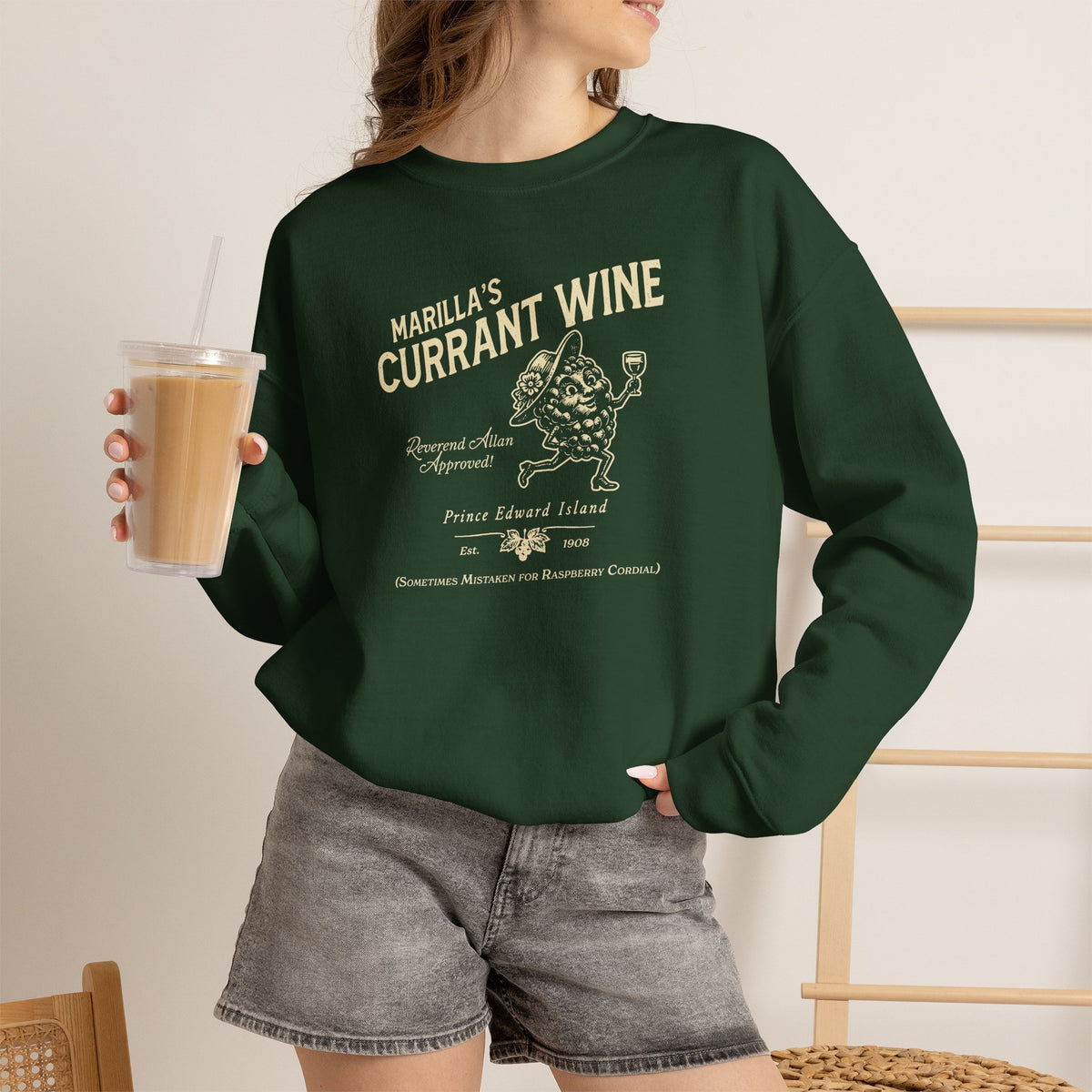 Marilla's Currant Wine Sweatshirt