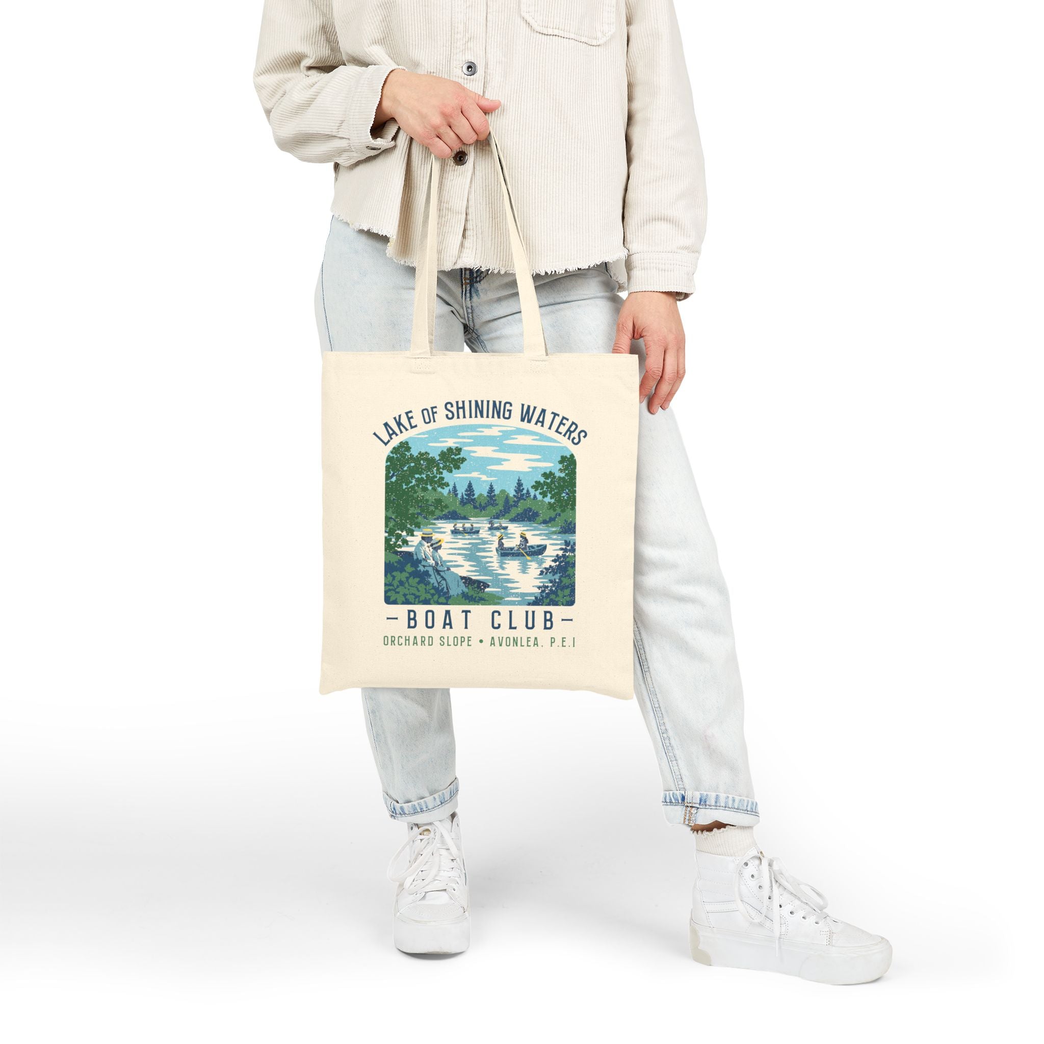 Lake of Shining Waters Boat Club Tote Bag