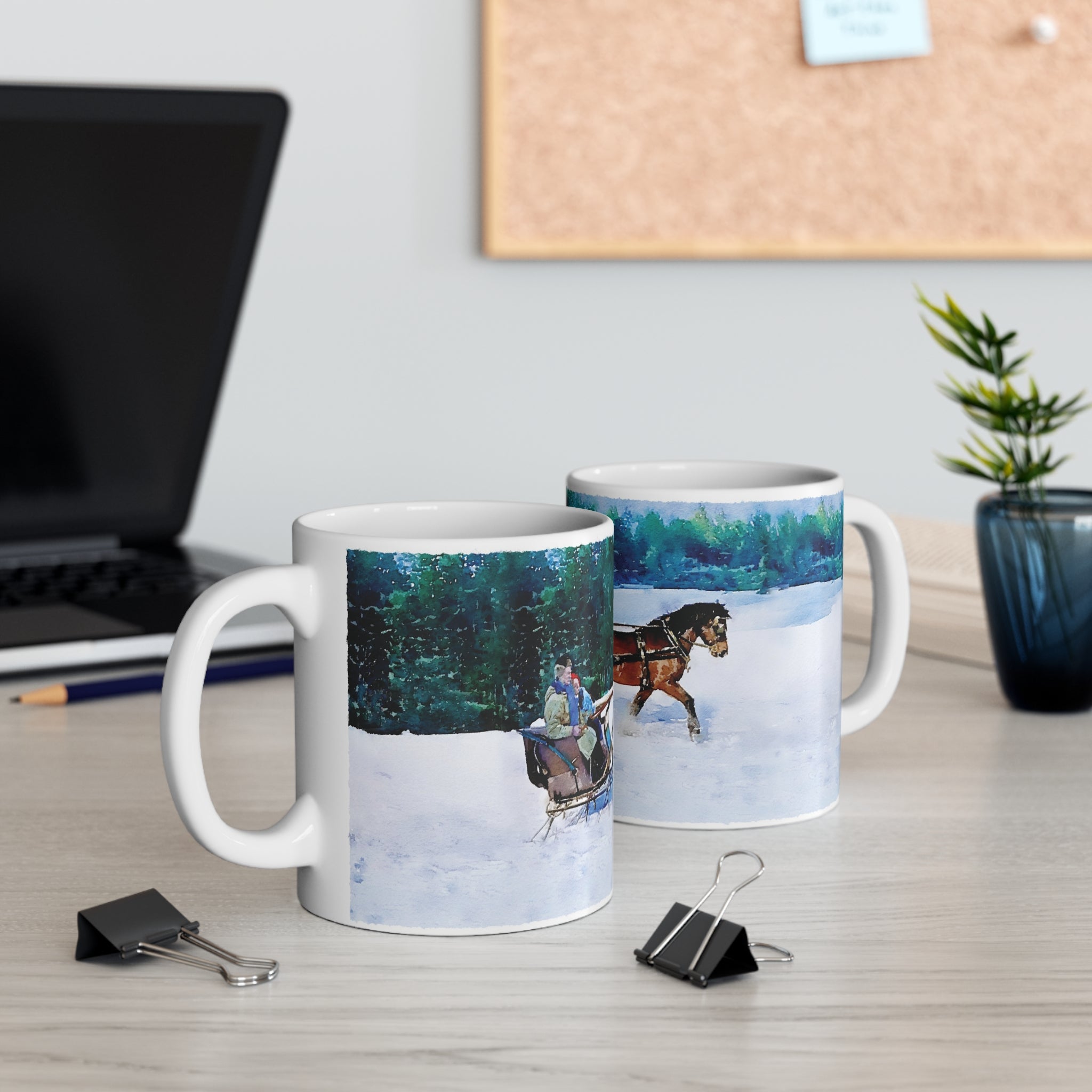 Morning Sleigh Ride Mug